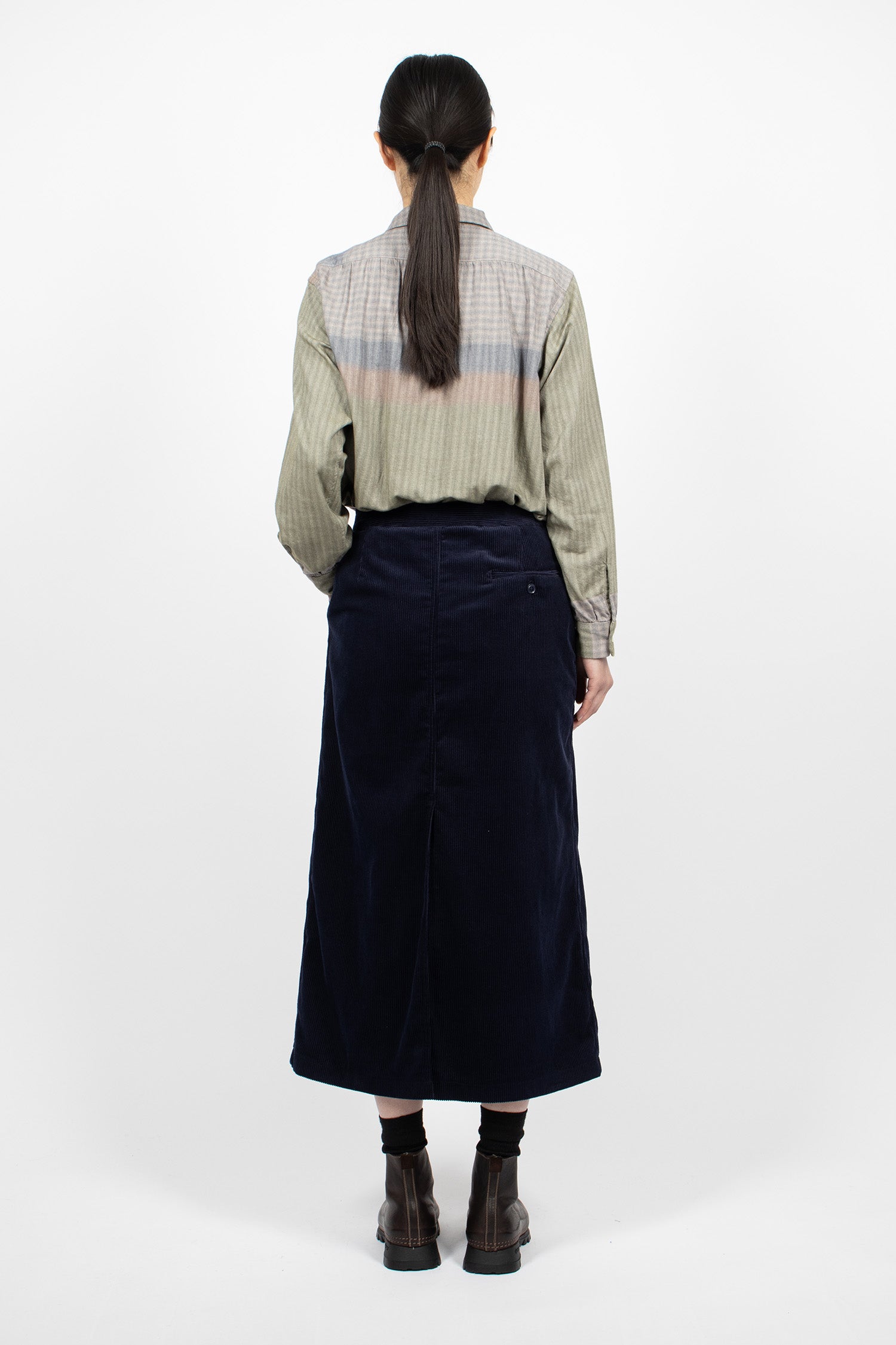 Sailor Skirt Navy Corduroy