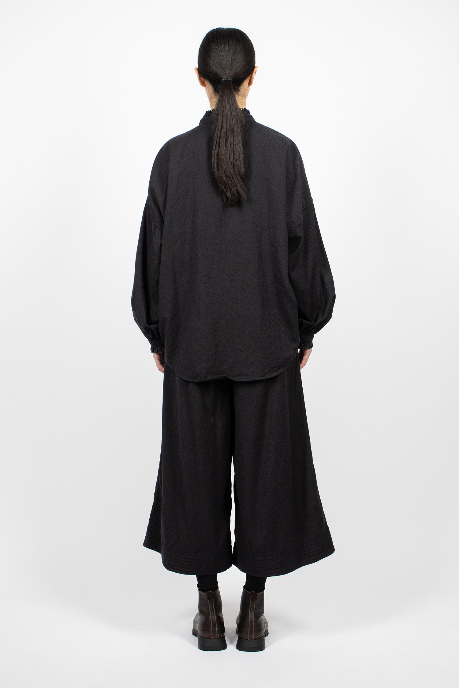 Coulisse Wool Pants Black