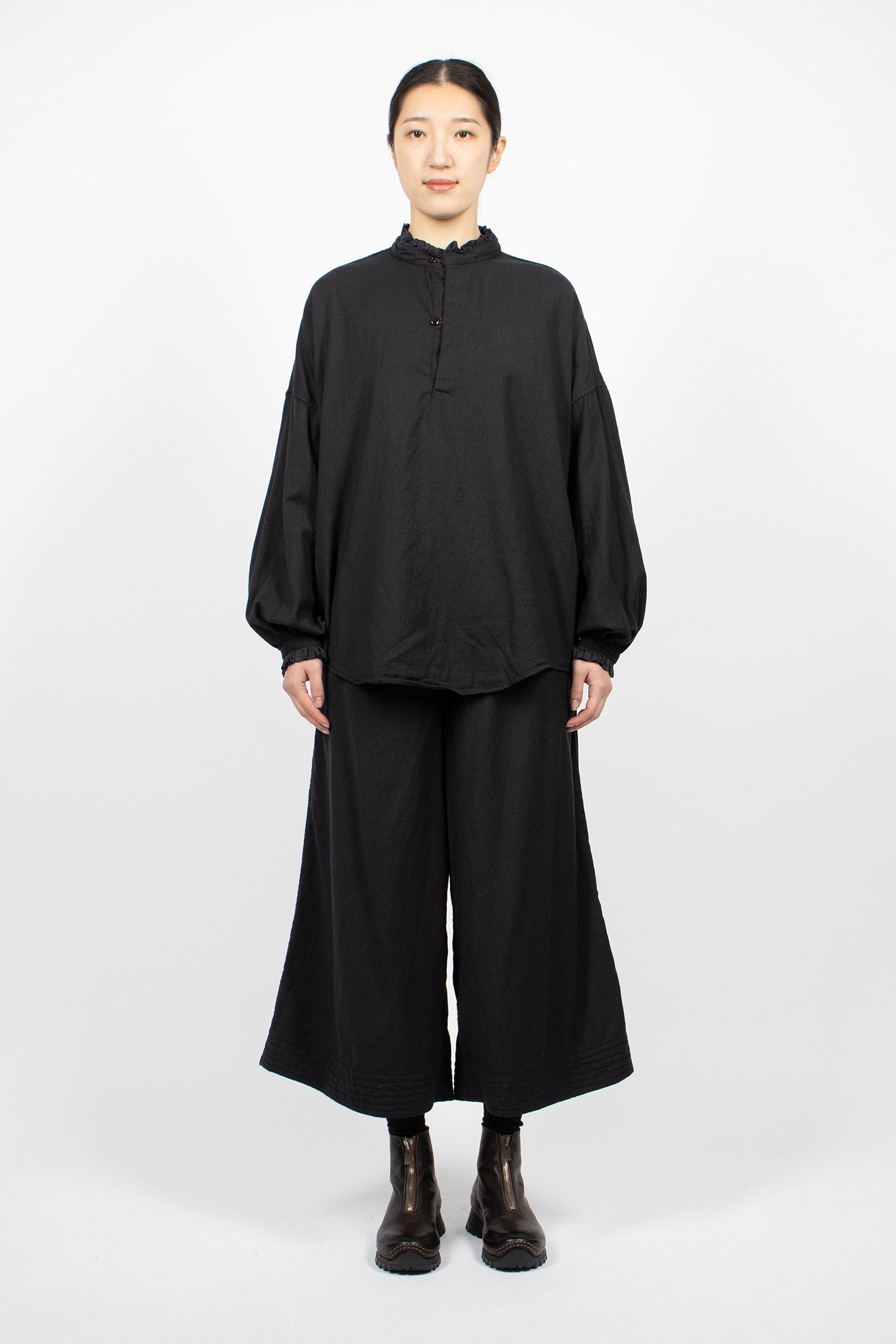 Coulisse Wool Pants Black