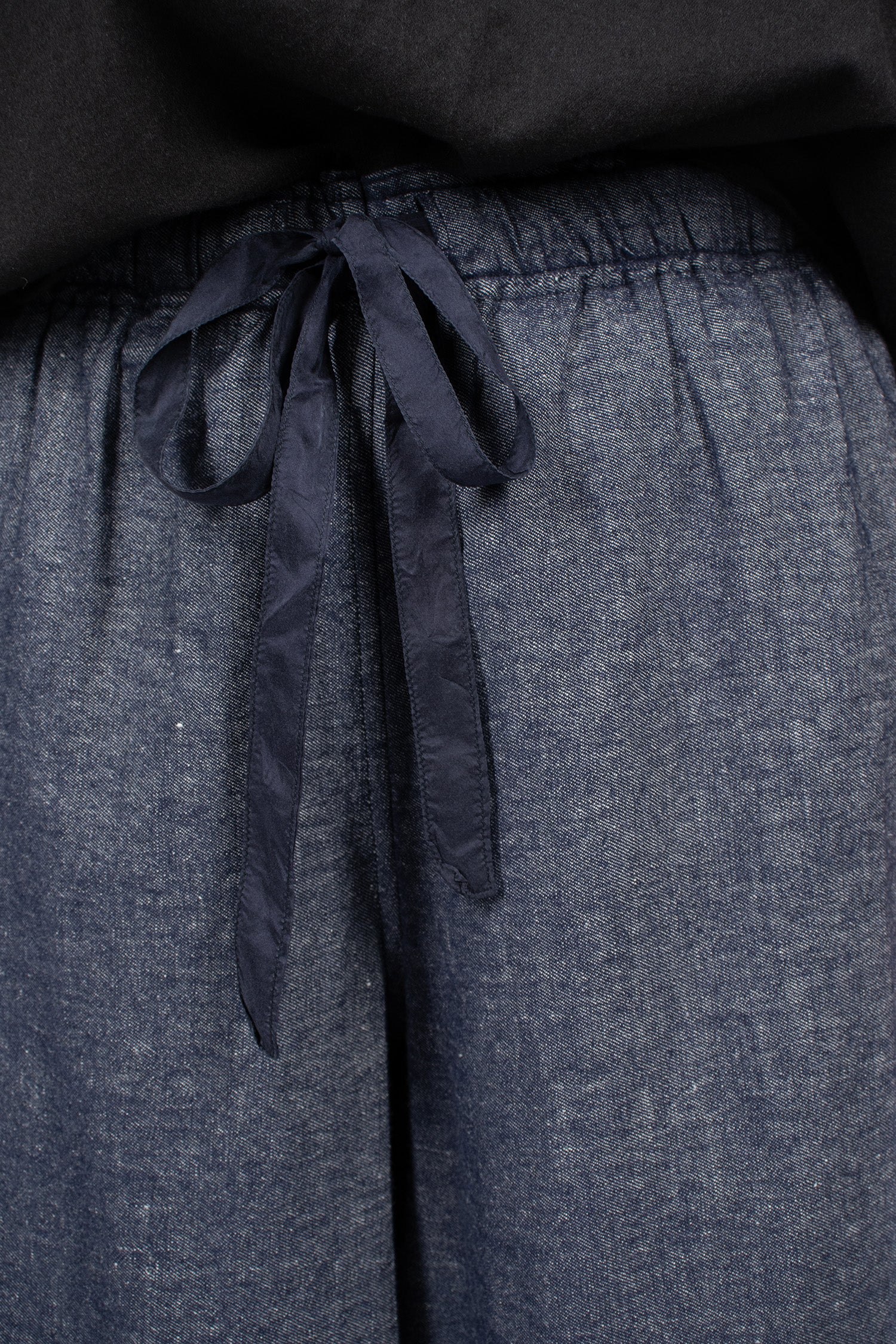 Coulisse Linen/Wool Pants Blue