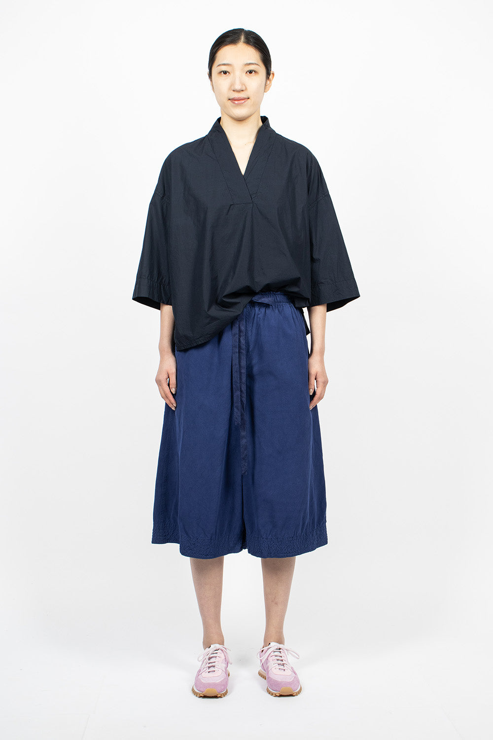 Coulisse Pant Blue Silk