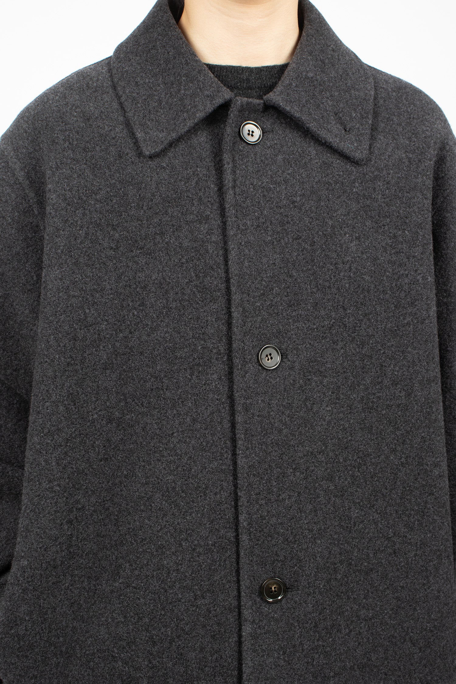 Cousin Wool Jacket Carbon Melange