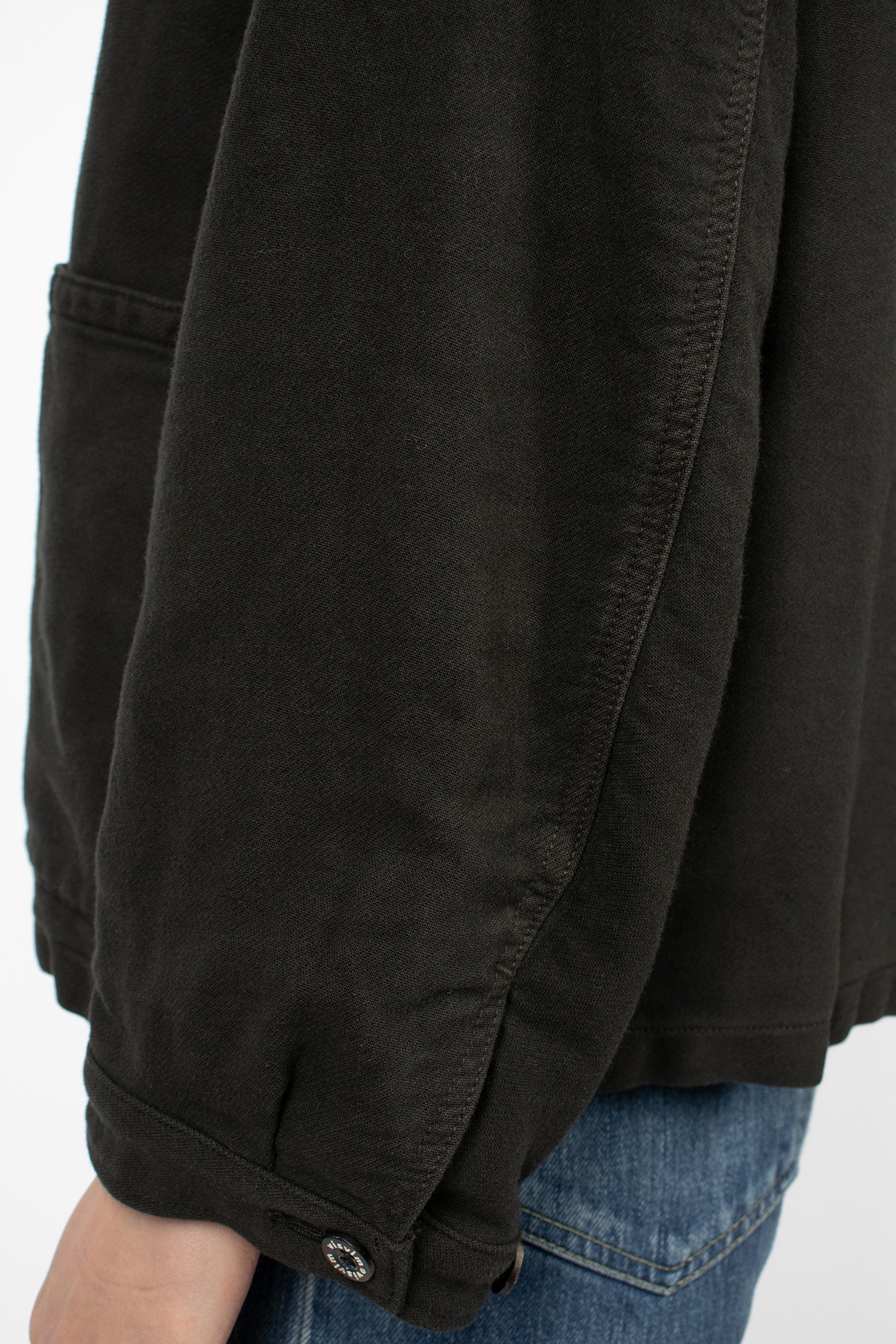 Coverall Moleskin Jacket Black