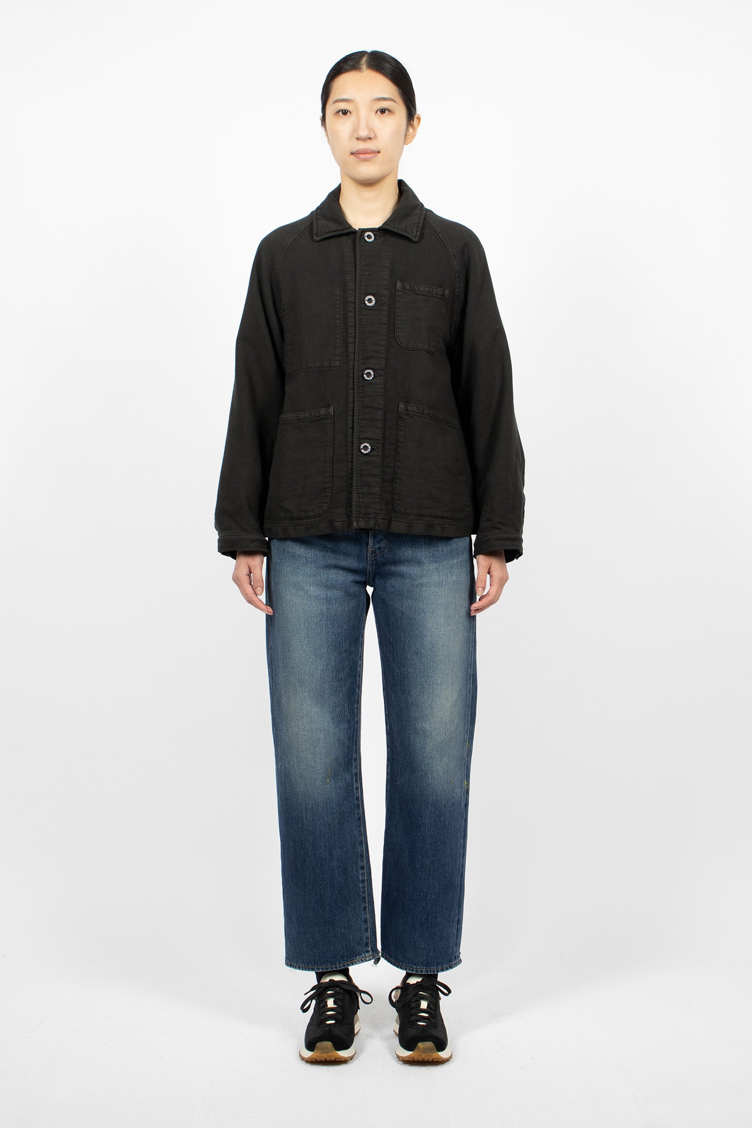 Coverall Moleskin Jacket Black