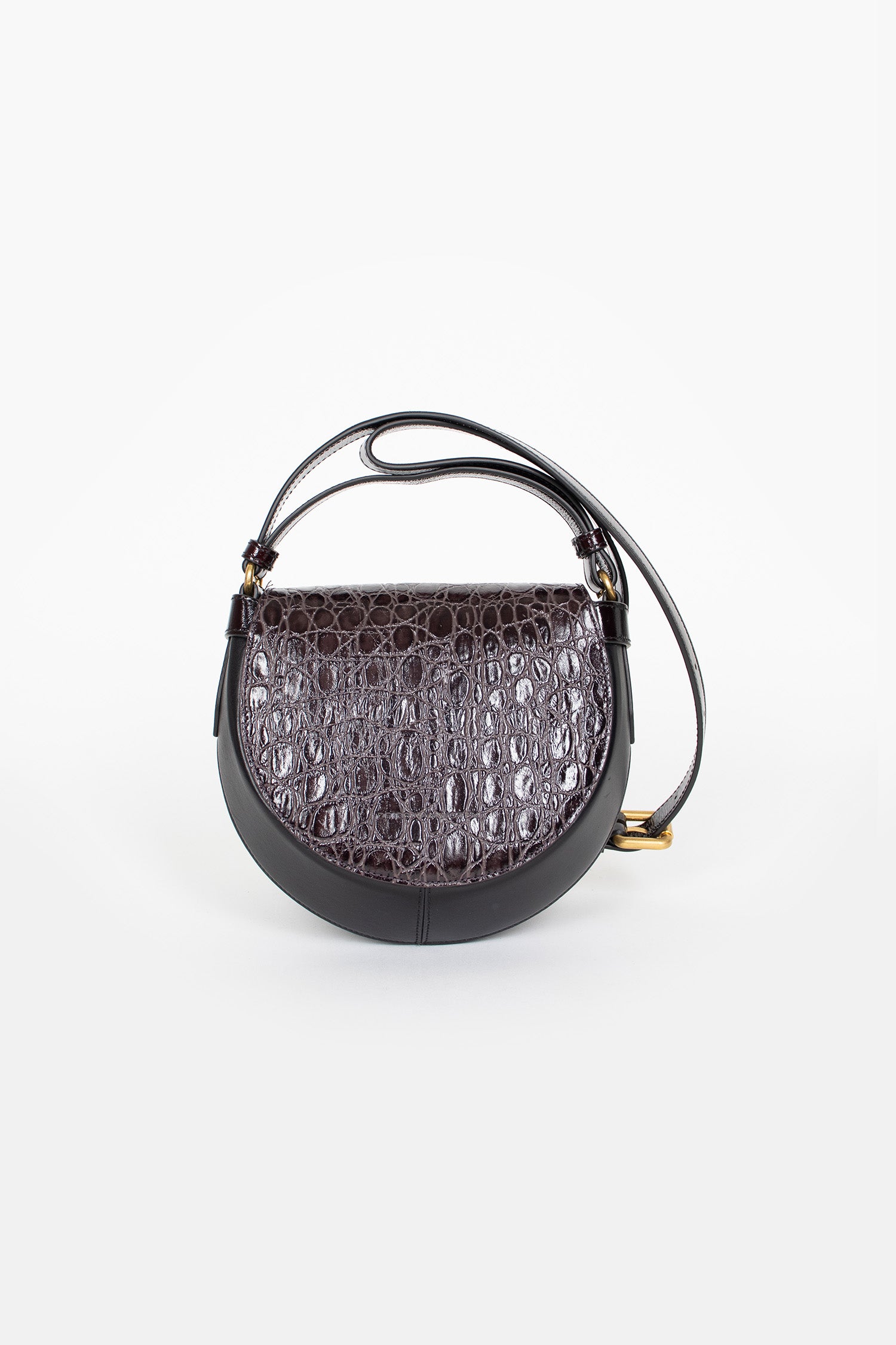 Small Leather Crossbody Bag Black