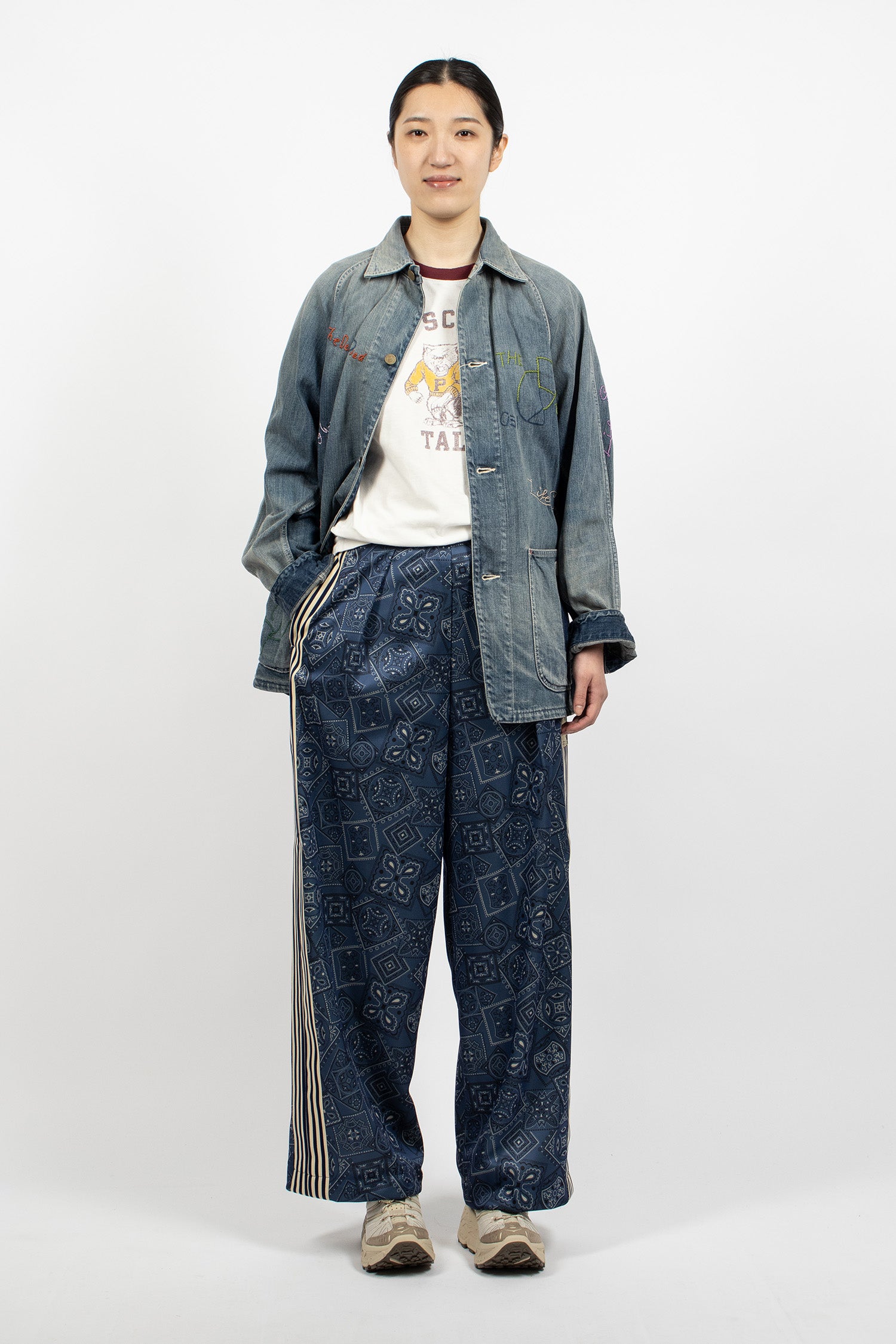 【美品】Graphpaper Colorfart denim Coverall 12oz Denim Cactus Coverall Pro