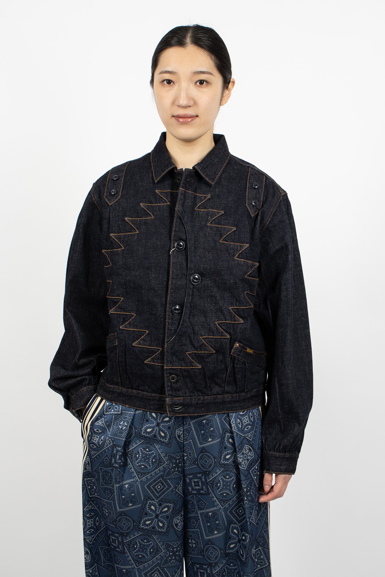 12oz Denim STD Thunderbird Jacket Indigo