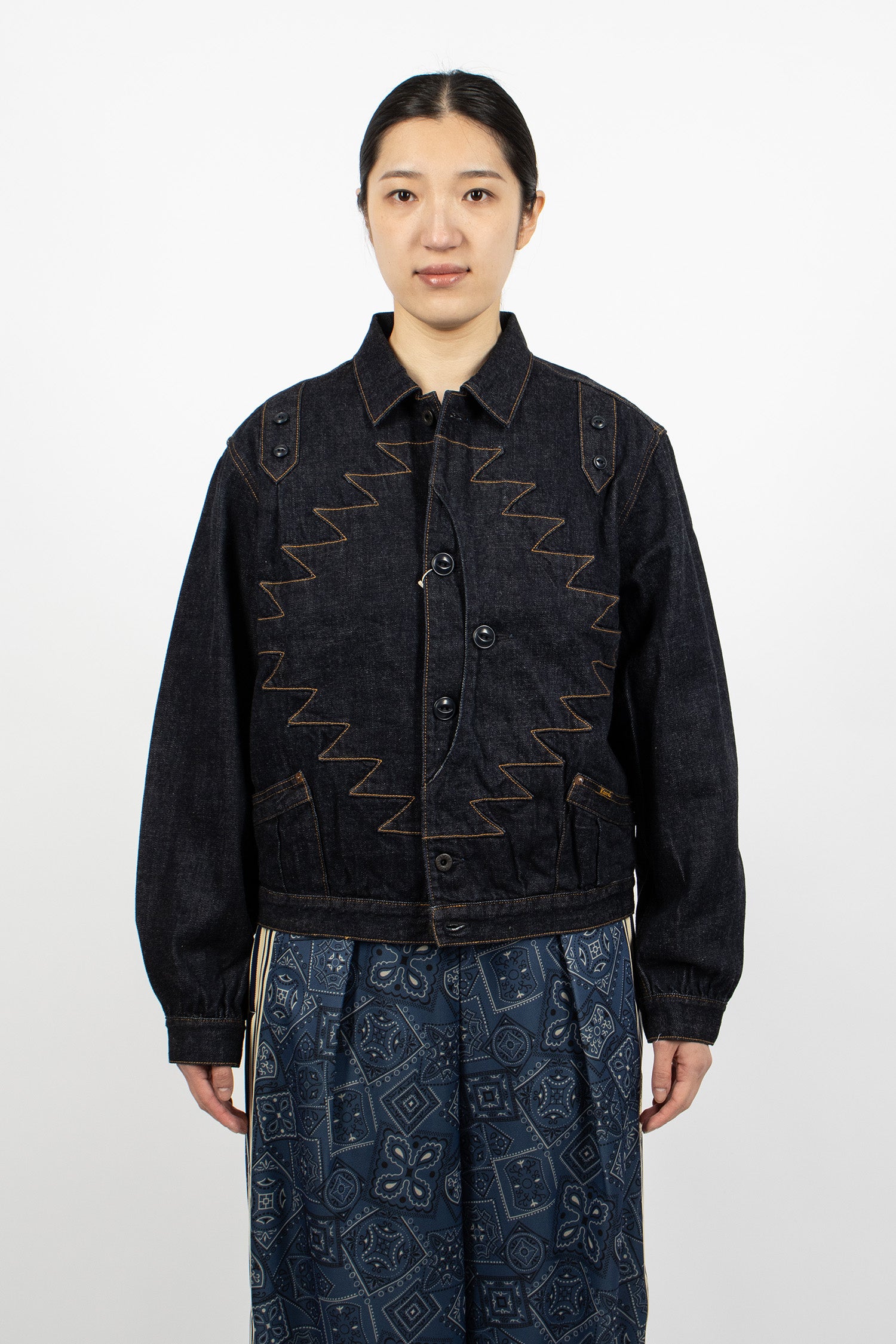 12oz Denim STD Thunderbird Jacket Indigo
