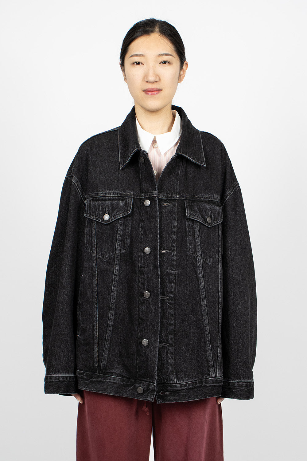 Acne Studios Oversized Denim Jacket Black – Envoy of Belfast