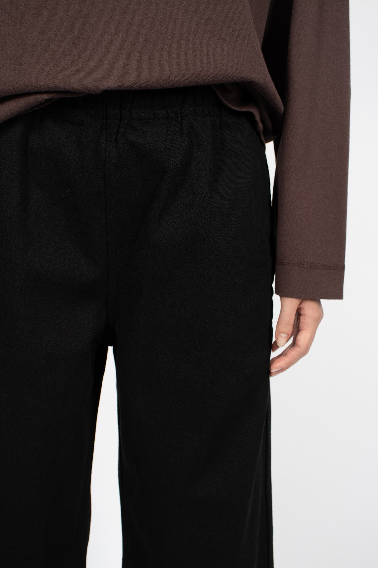 Sports Denim Jogger Black