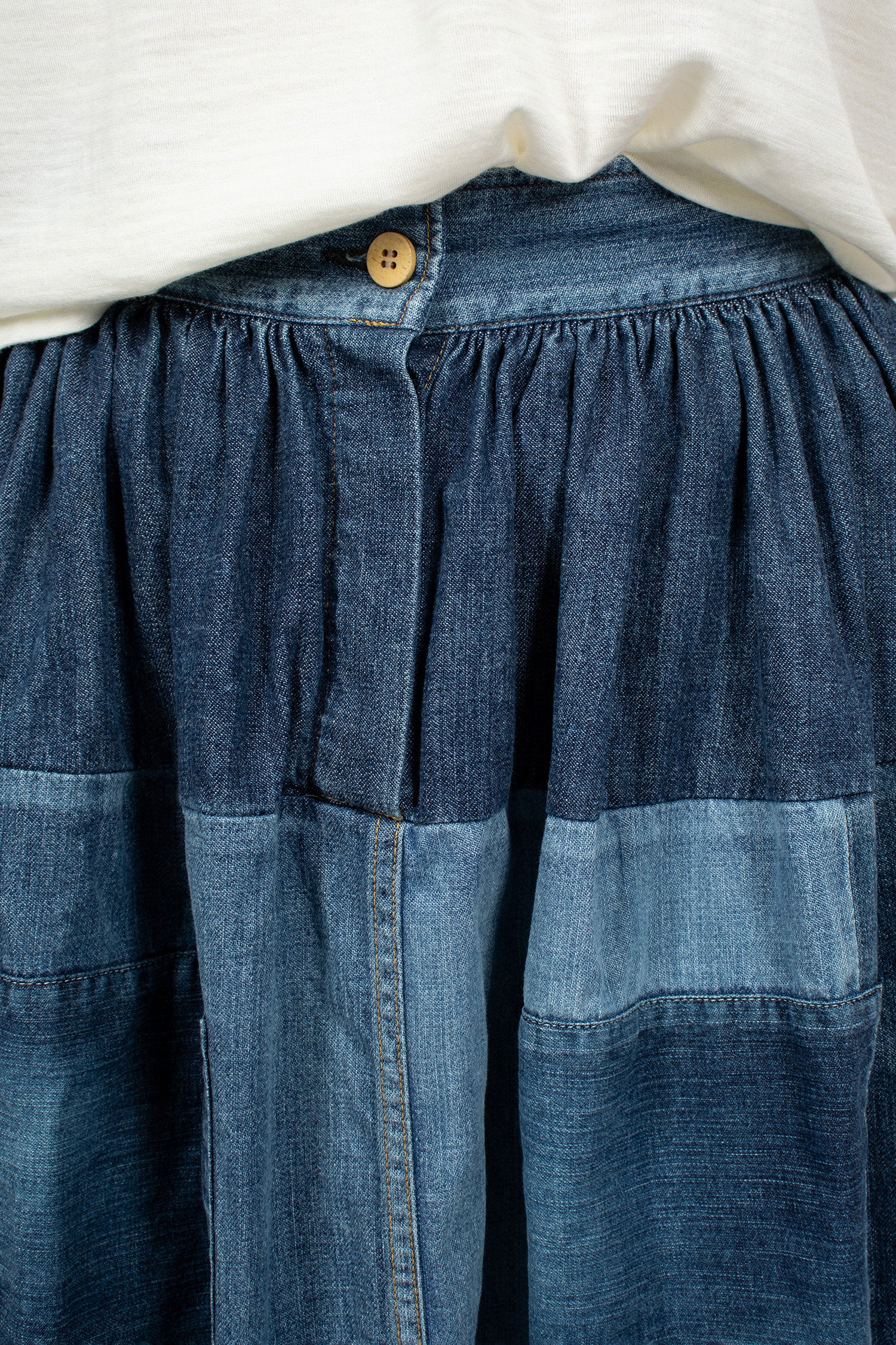 SS Elevation Skirt Denim Indigo