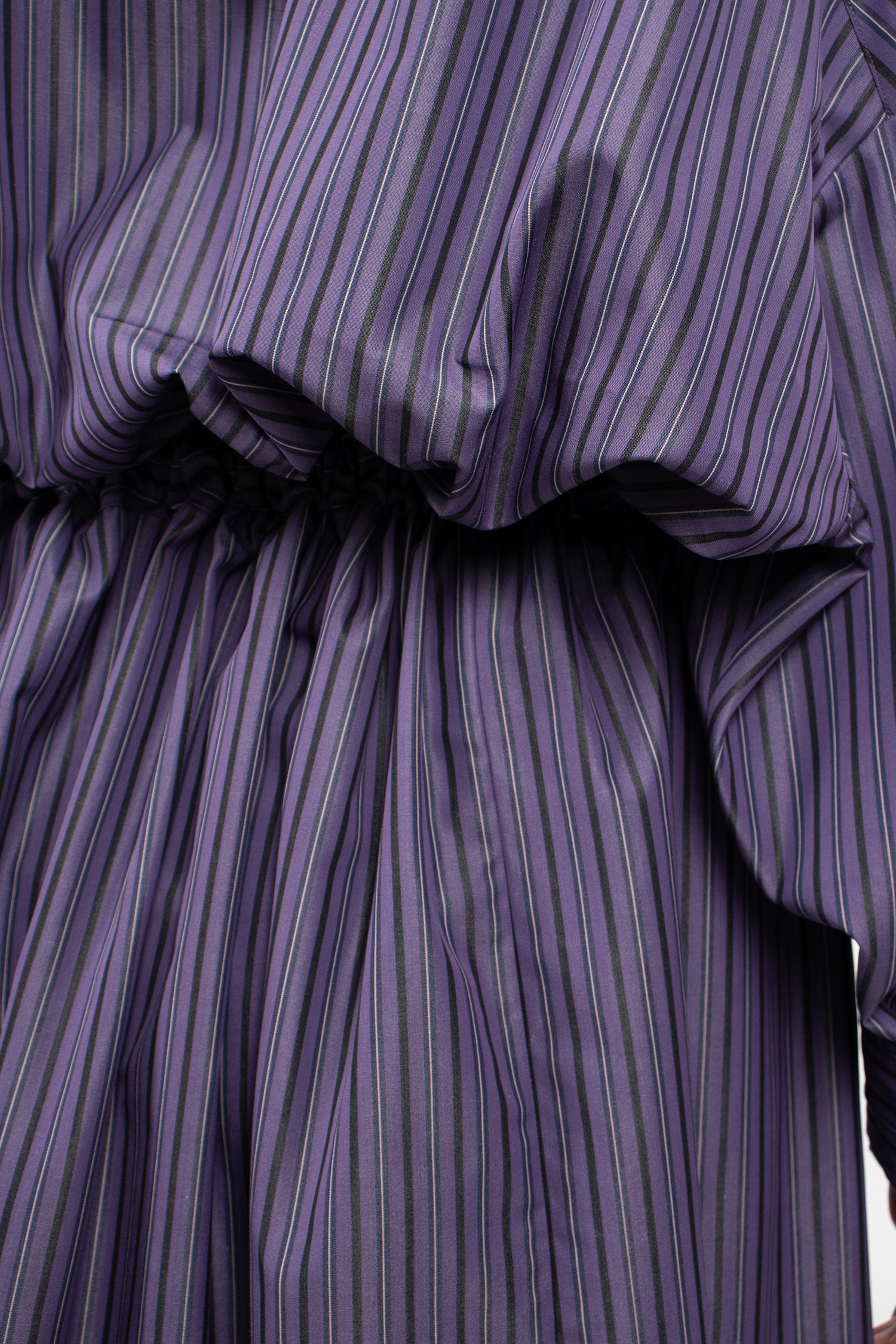 Belted Shirt Dress Steel