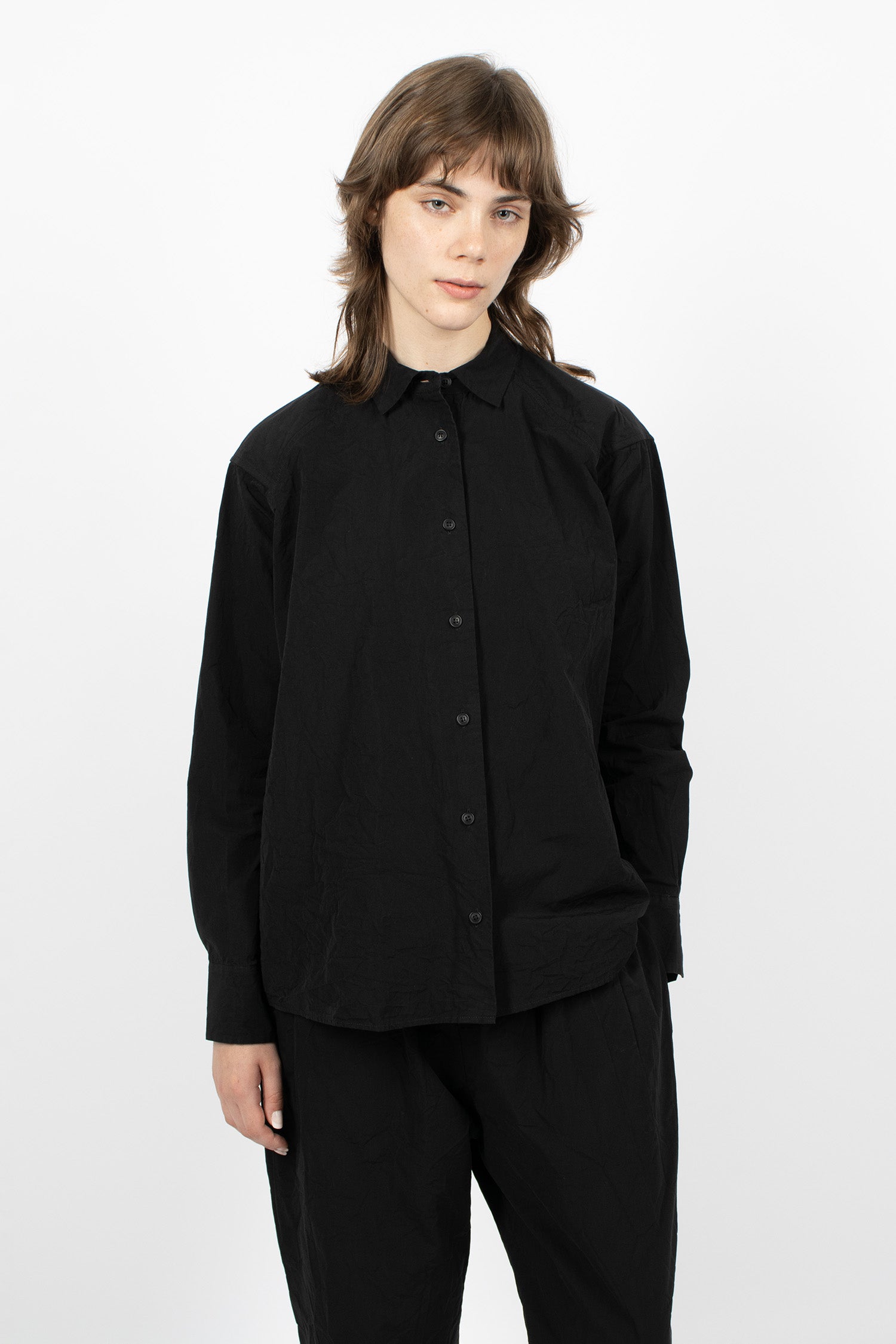 Drays Shirt Pitch Black