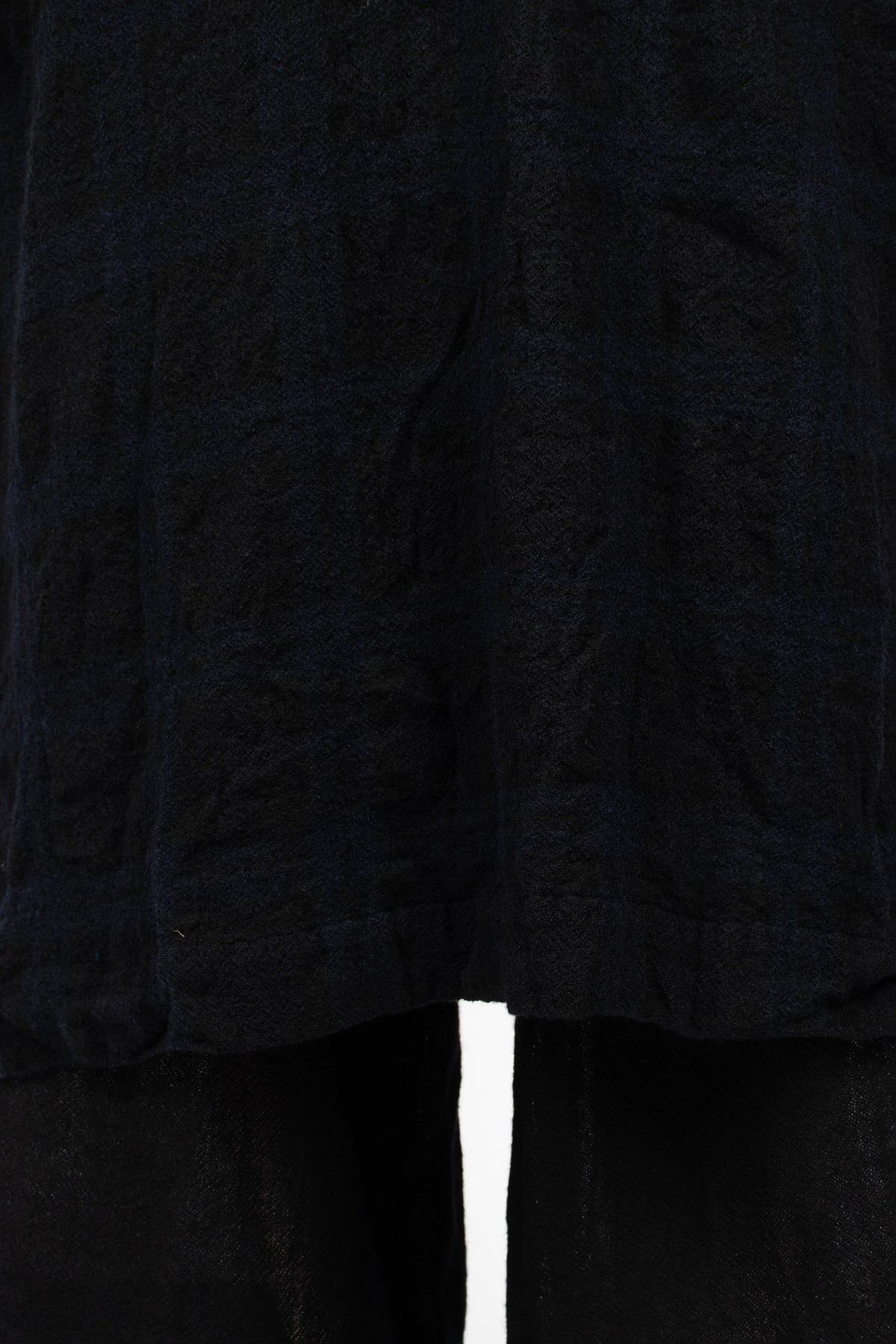 20.07.06 Washed Wool Dress Blue/Black