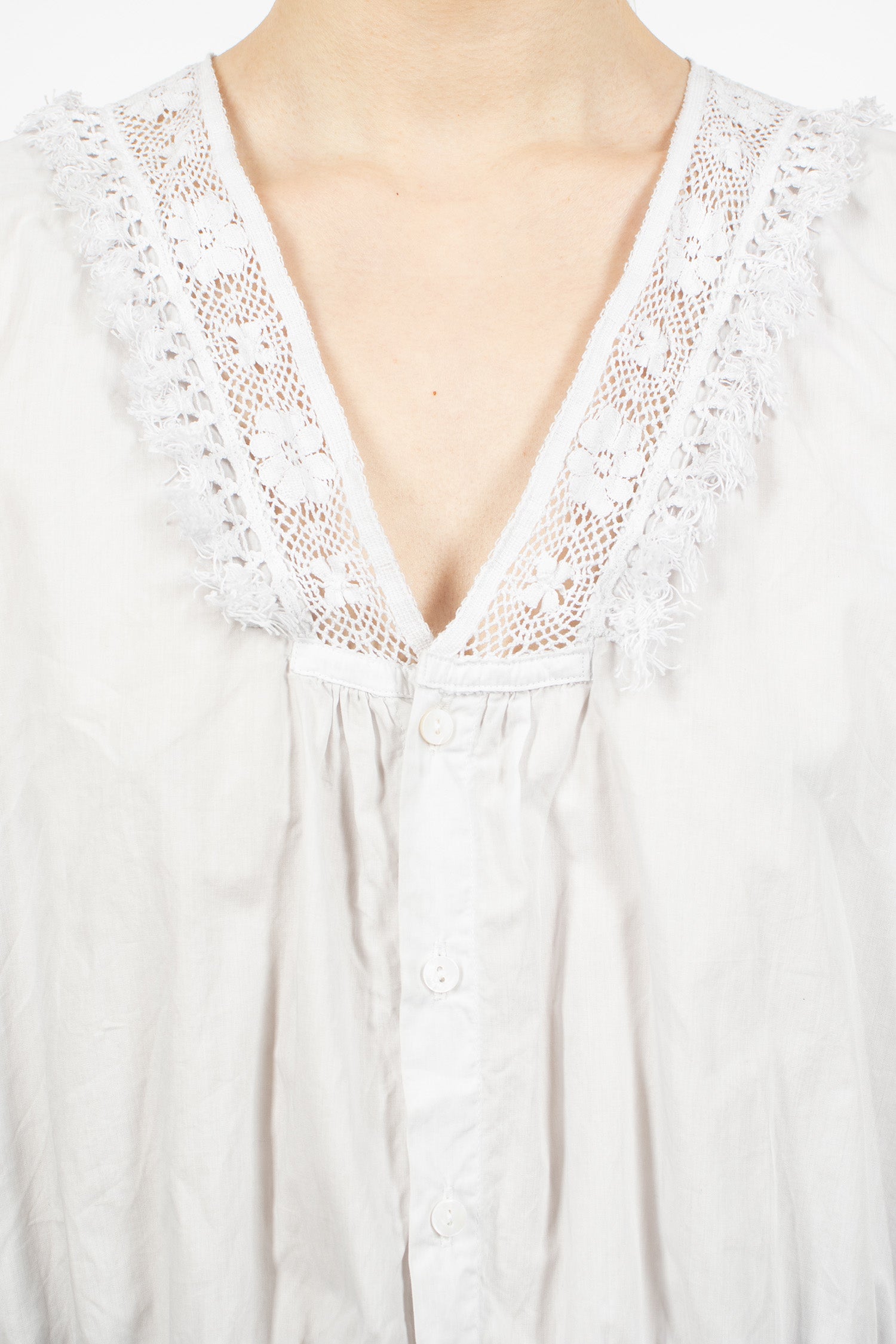 Lace Bolero Shirt Light Ink