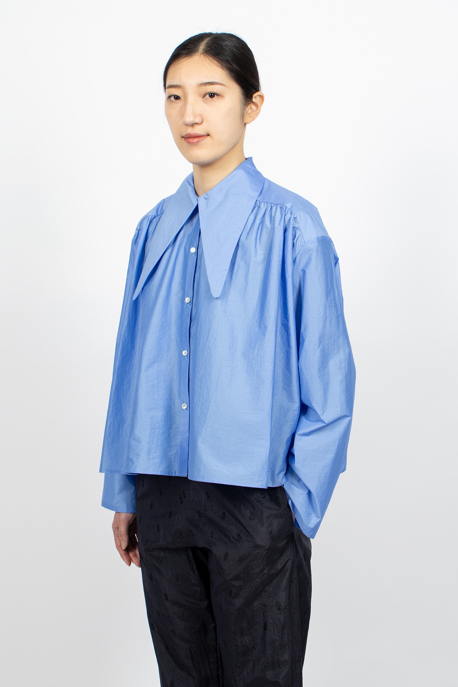 Flo Collar Shirt Blue