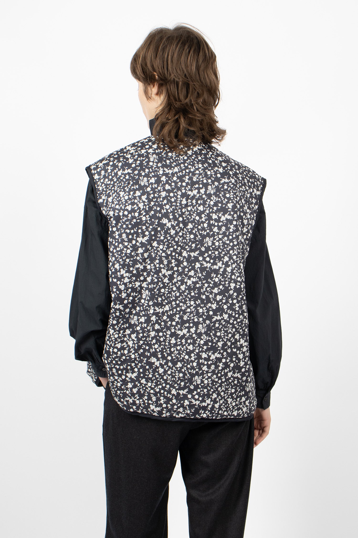 Reversible Padded Utility Vest Navy