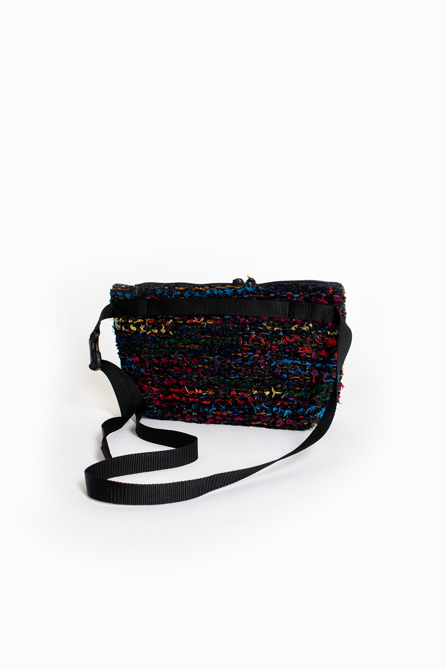 Fannypack Crossbody Bag Multi Tweed