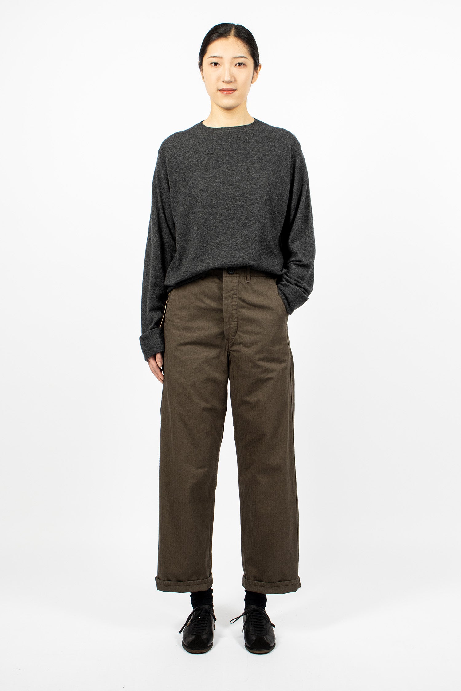 French Work Pant Coffee Brown