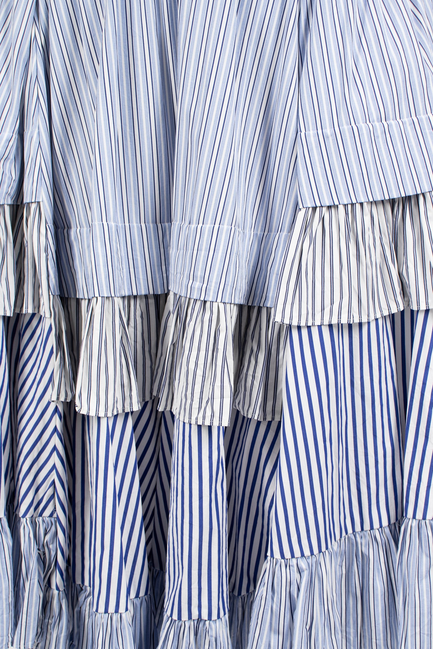 Layered Ruffle Skirt Stripe
