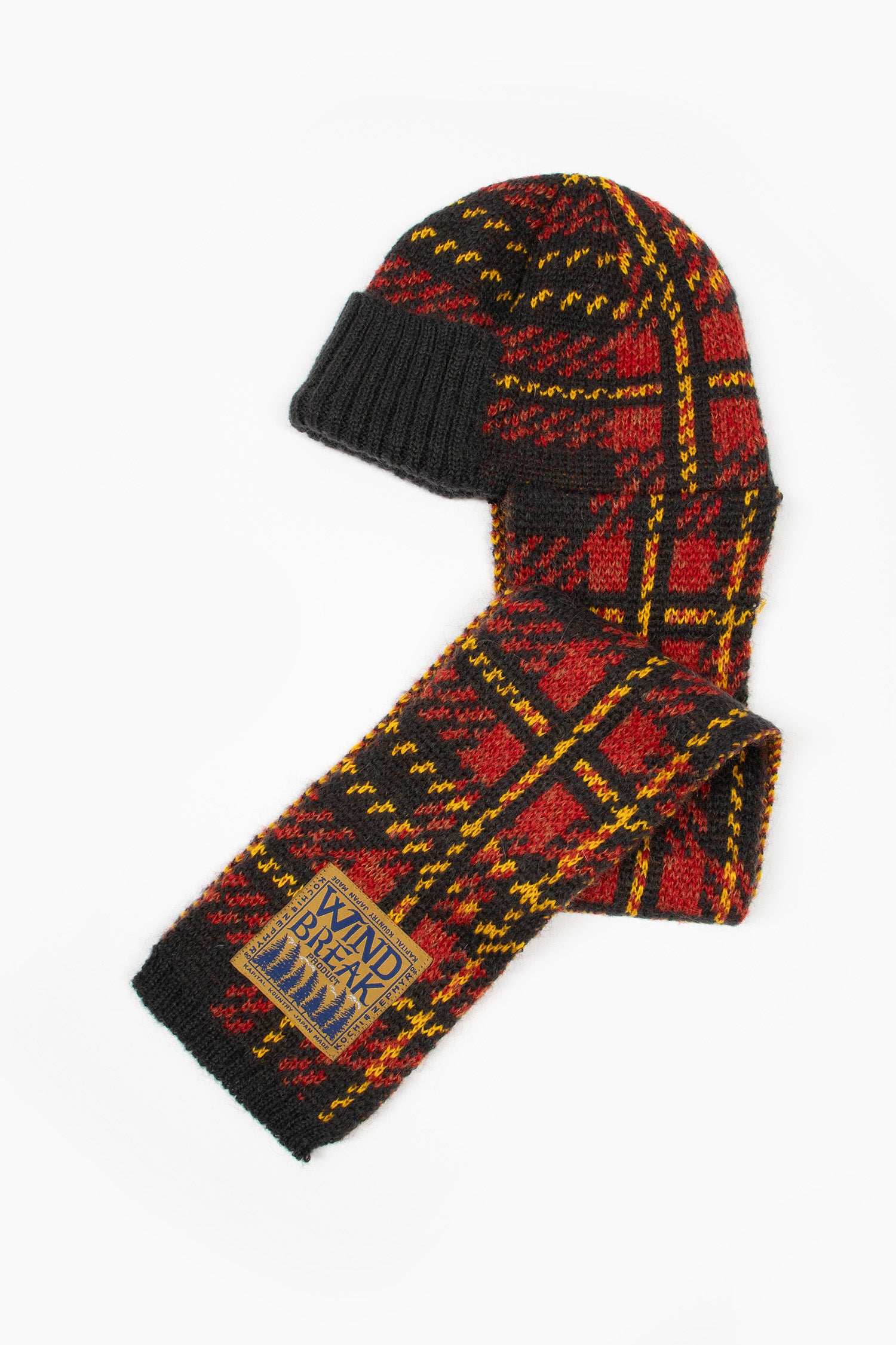 Tartan Check Gale Cap Red