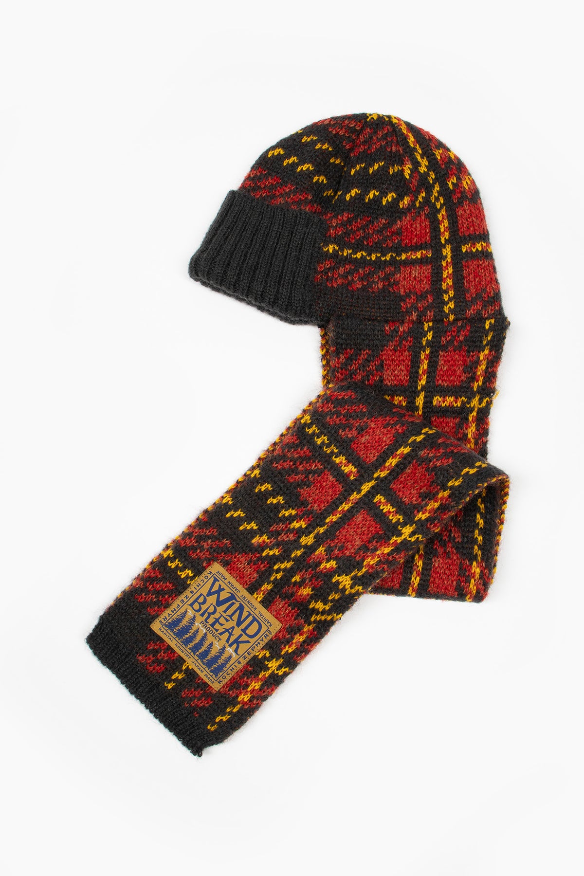 Tartan Check Gale Cap Red