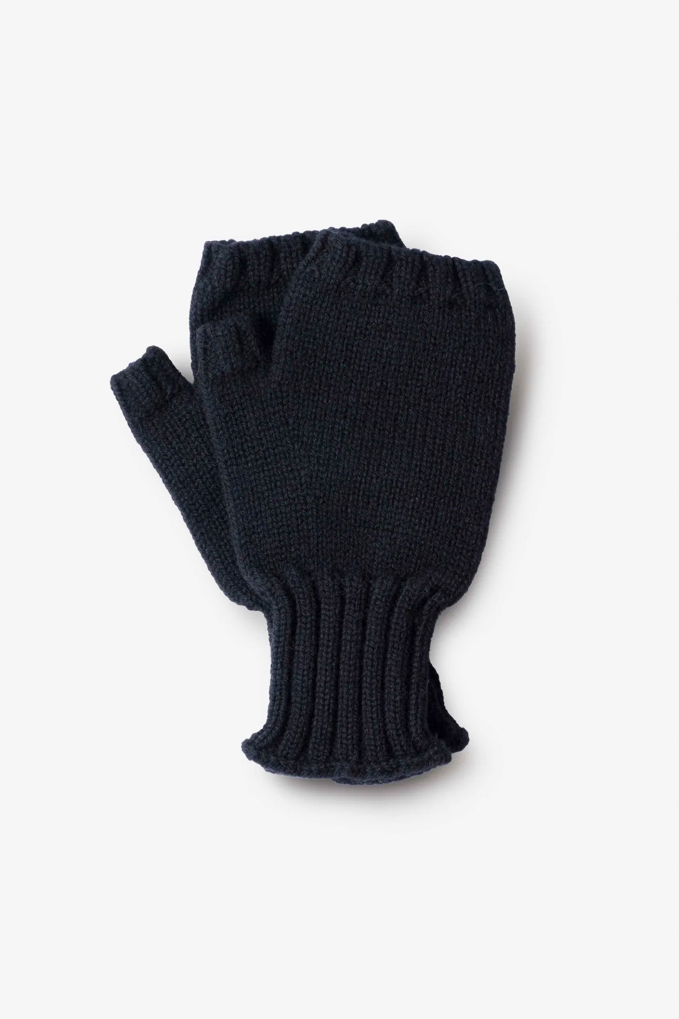 Chunky Fingerless Glove Black