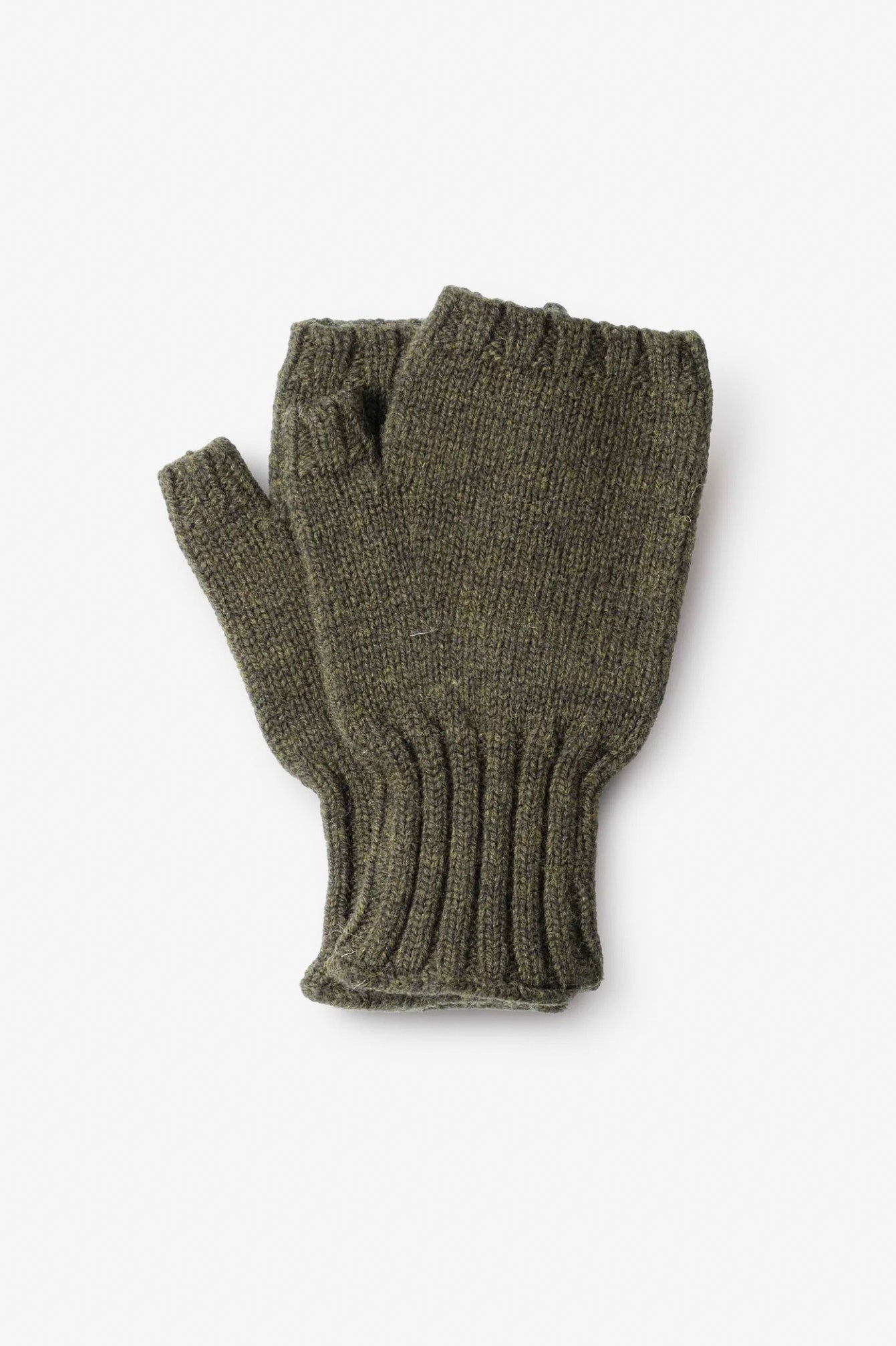 Chunky Fingerless Glove Khaki