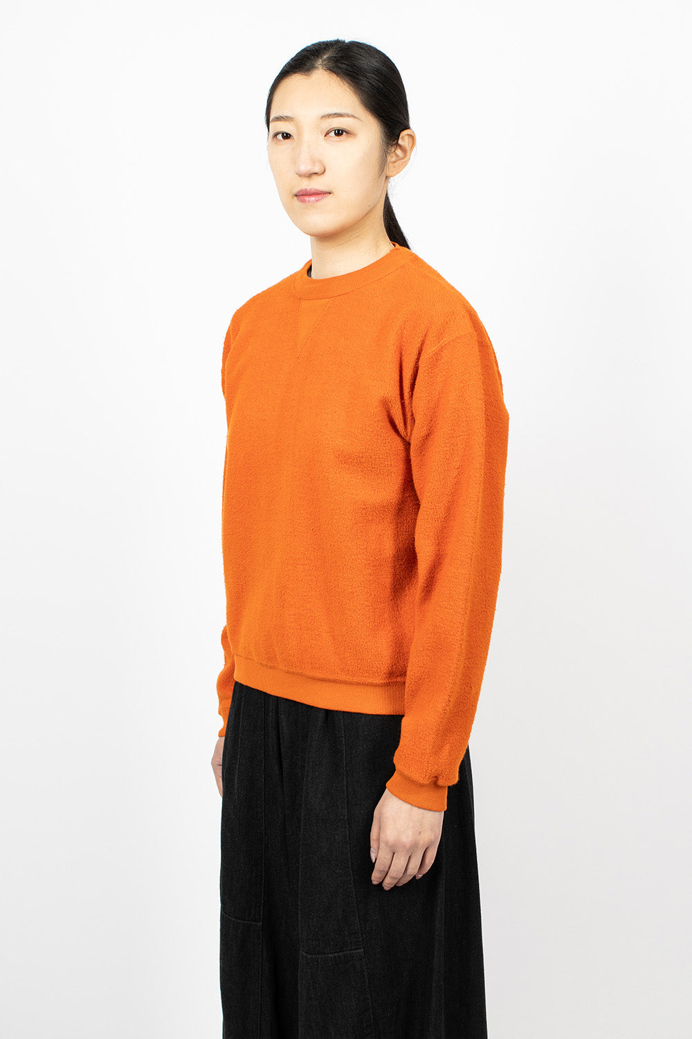 Hina Crew Neck Sweatshirt Gold Flame