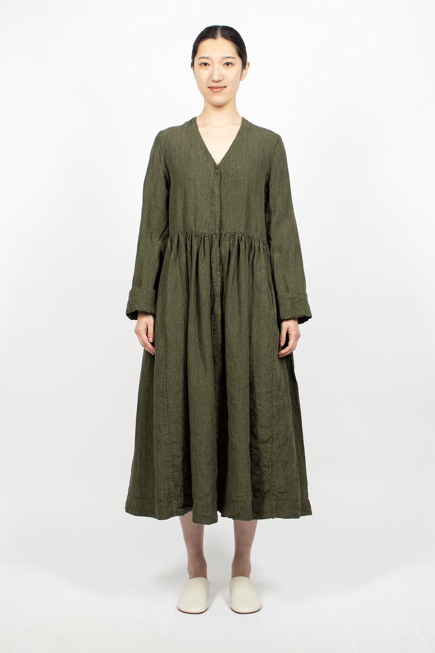 Orsan Eve Dress Khaki