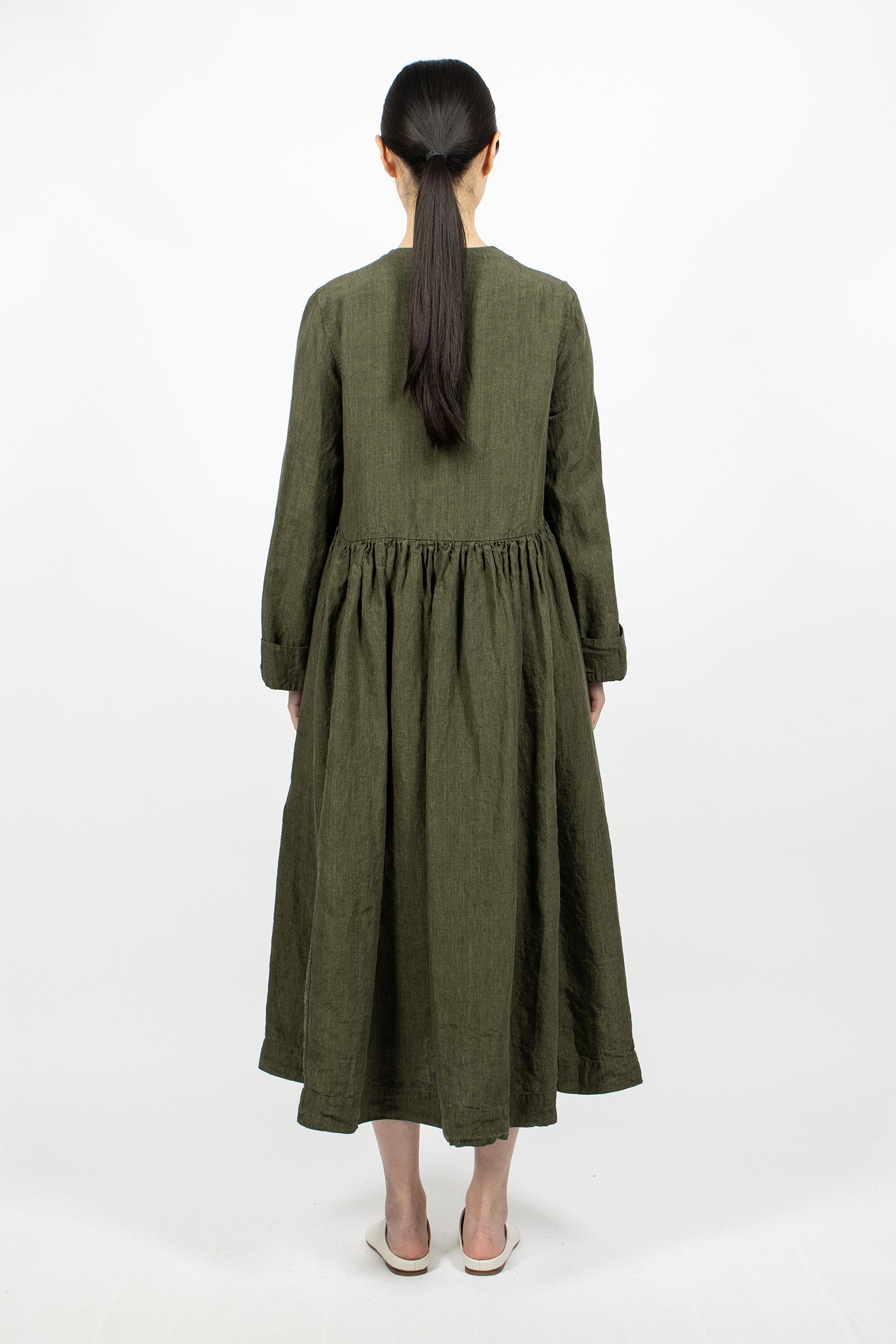 Orsan Eve Dress Khaki