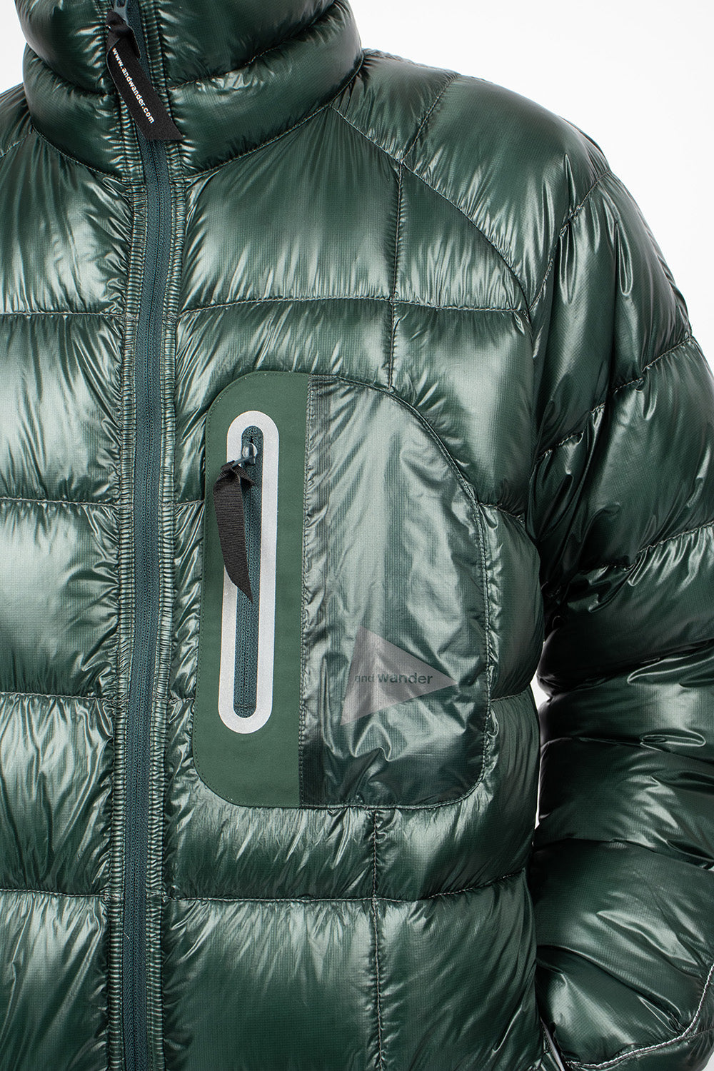 And Wander Diamond Stitch Down Jacket Green – Envoy of Belfast