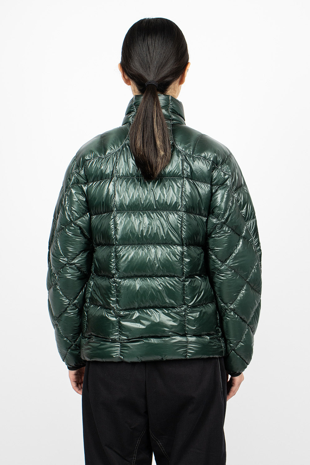 And Wander Diamond Stitch Down Jacket Green – Envoy of Belfast