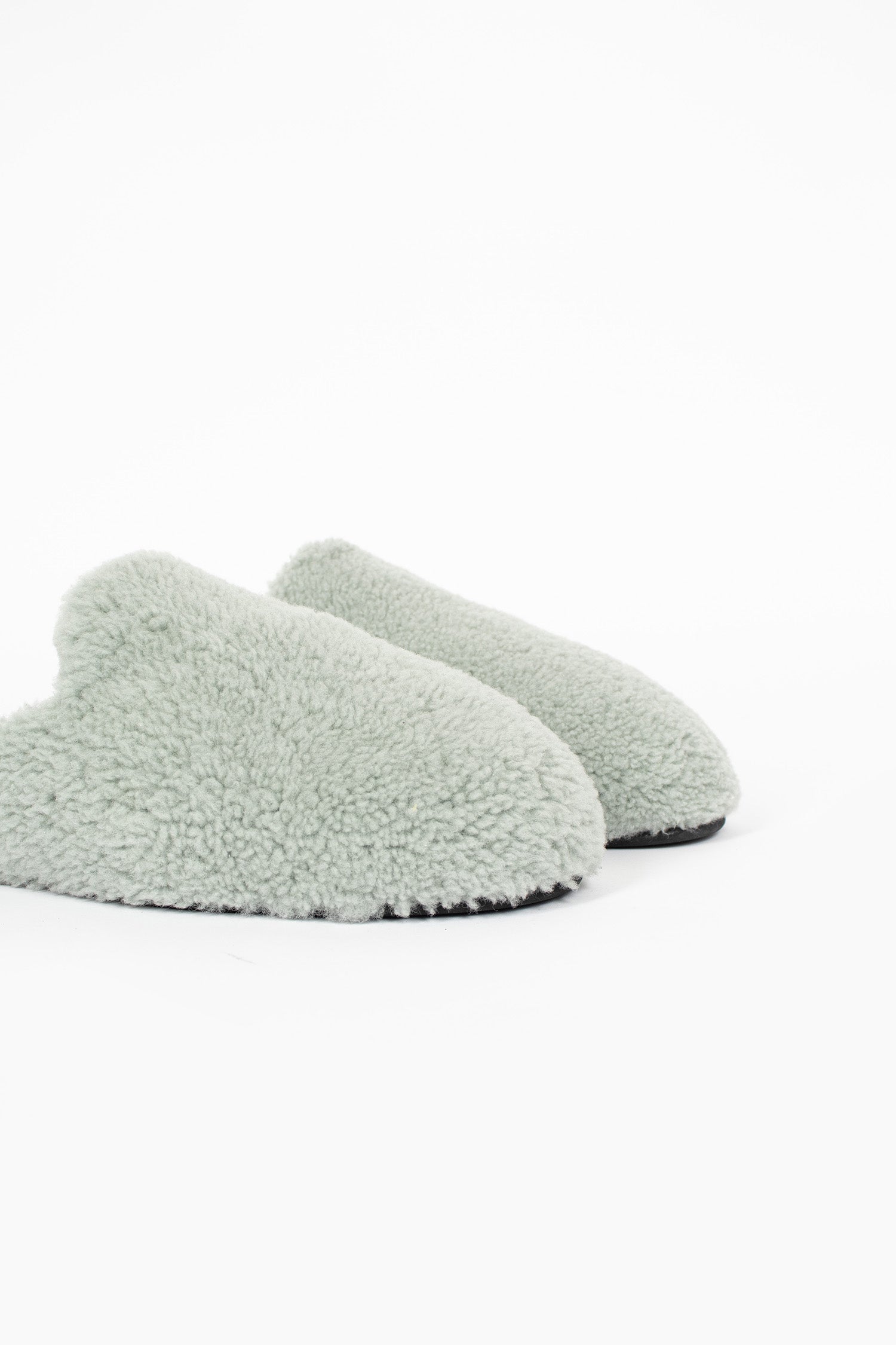 Shearling Slippers Teal