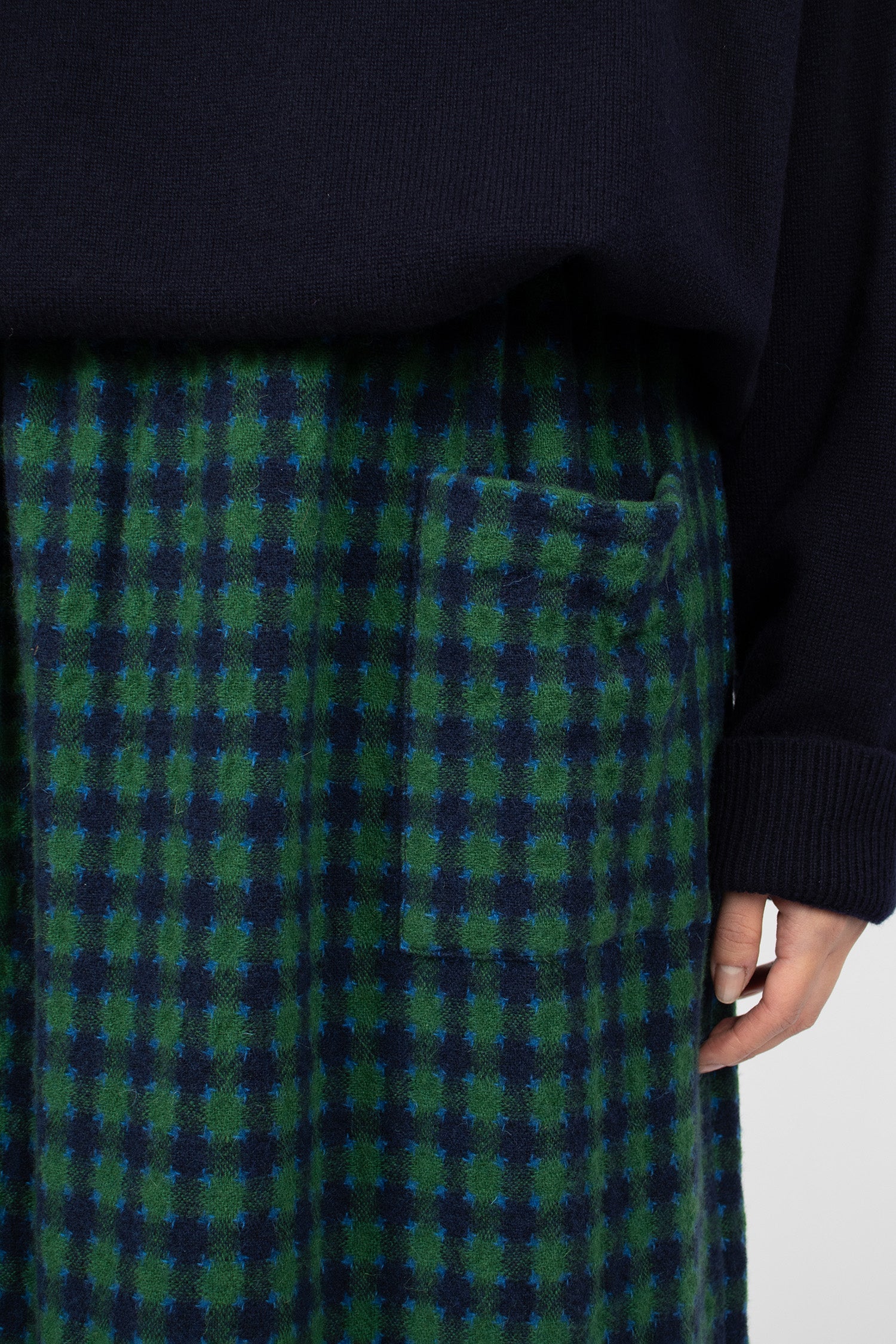Cooi Skirt Navy Check