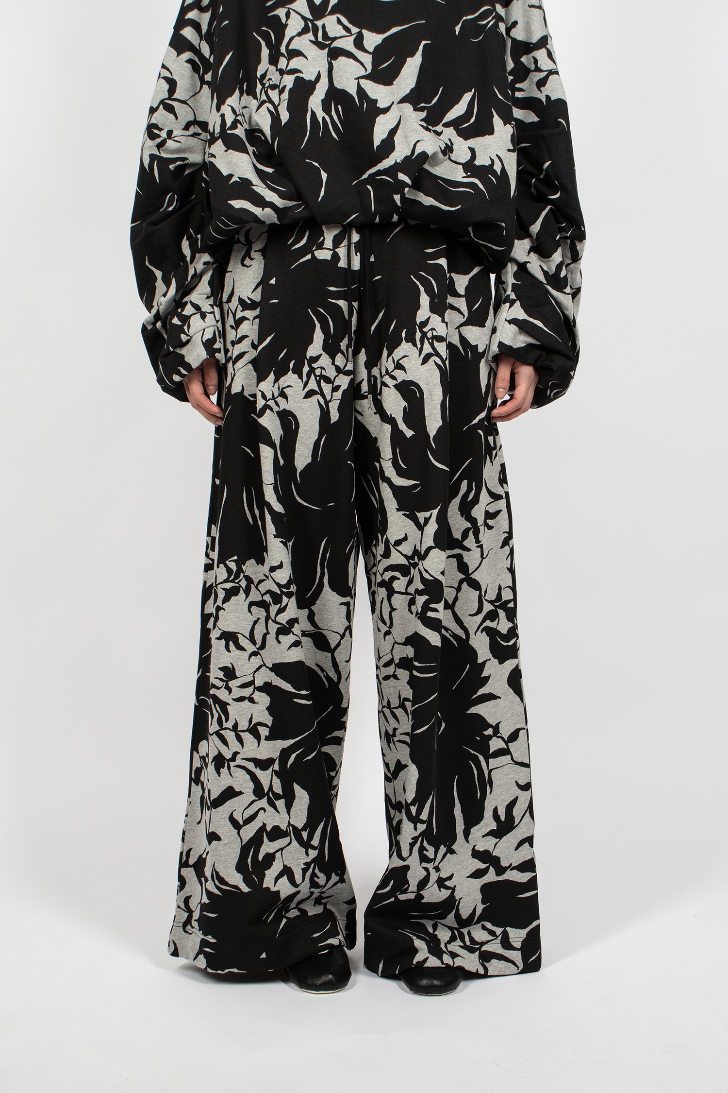 Loose Sweatpants Grey Melange