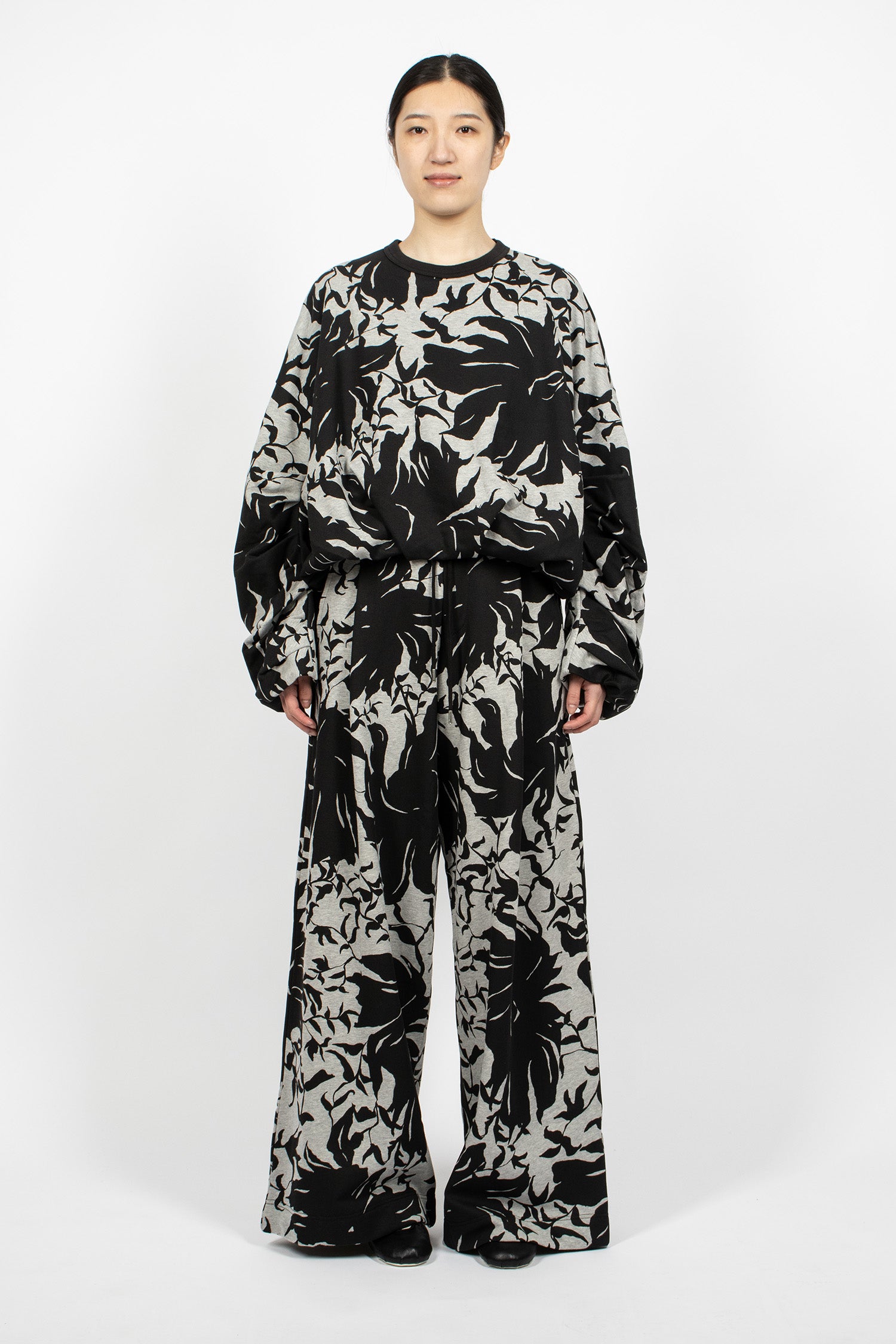 Loose Sweatpants Grey Melange