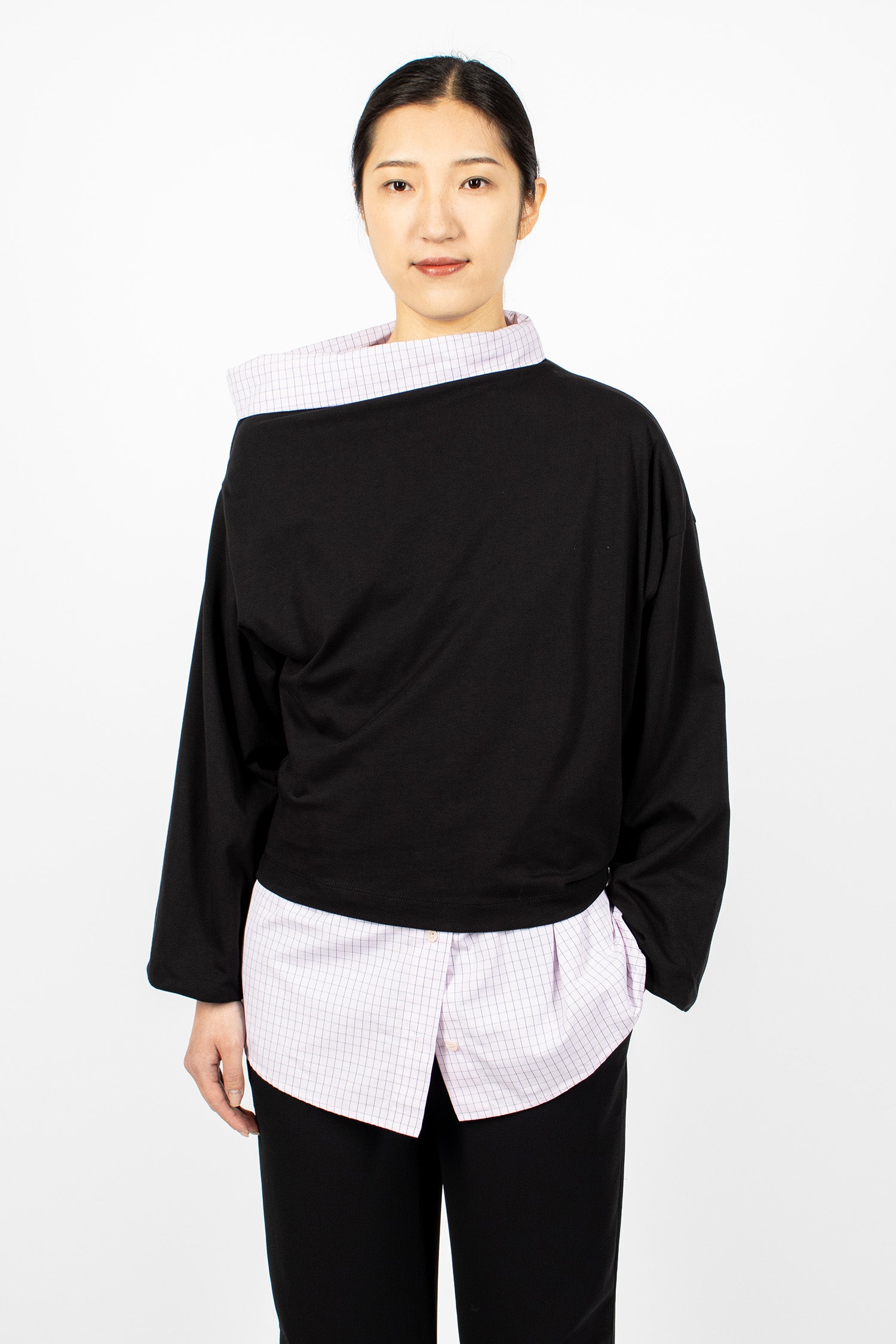 Double Layered Sweatshirt black