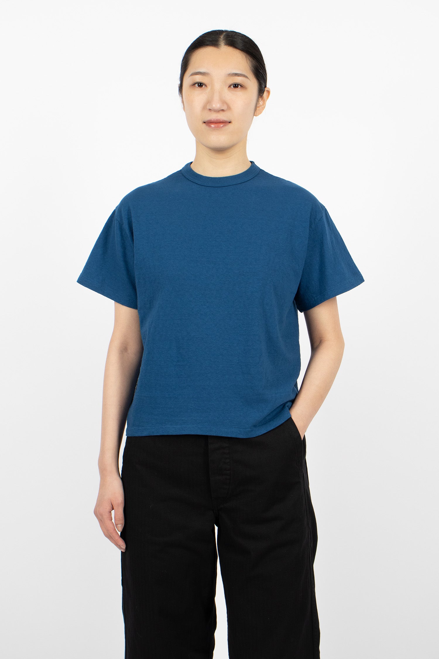 Hi'Aka SS T-Shirt Blue Opal