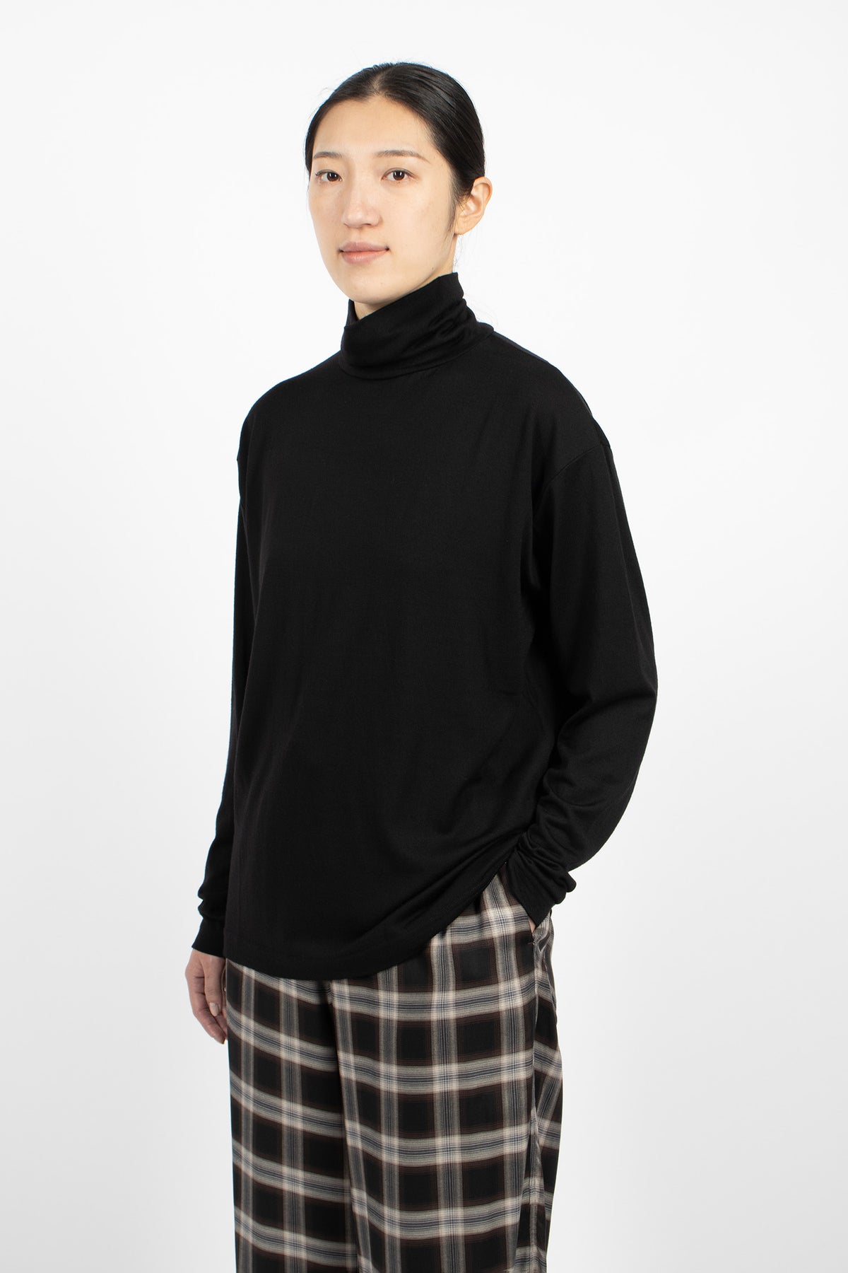 Turtleneck Big Pullover Black