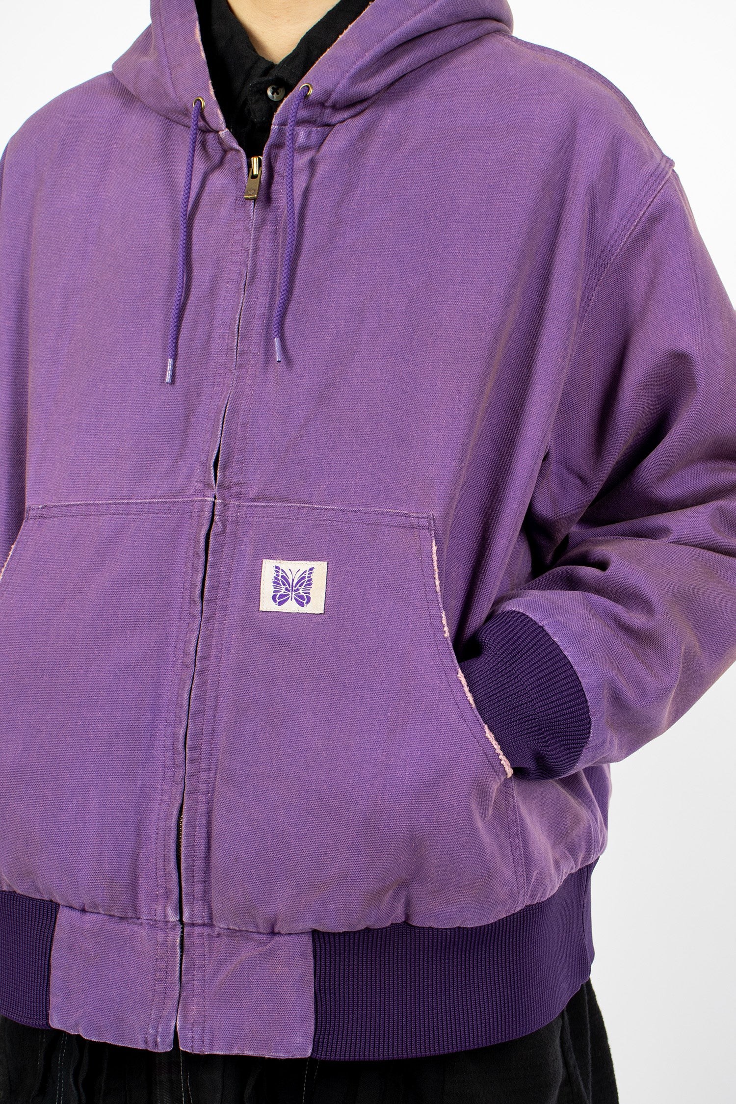 Zip Work Hoody Purple