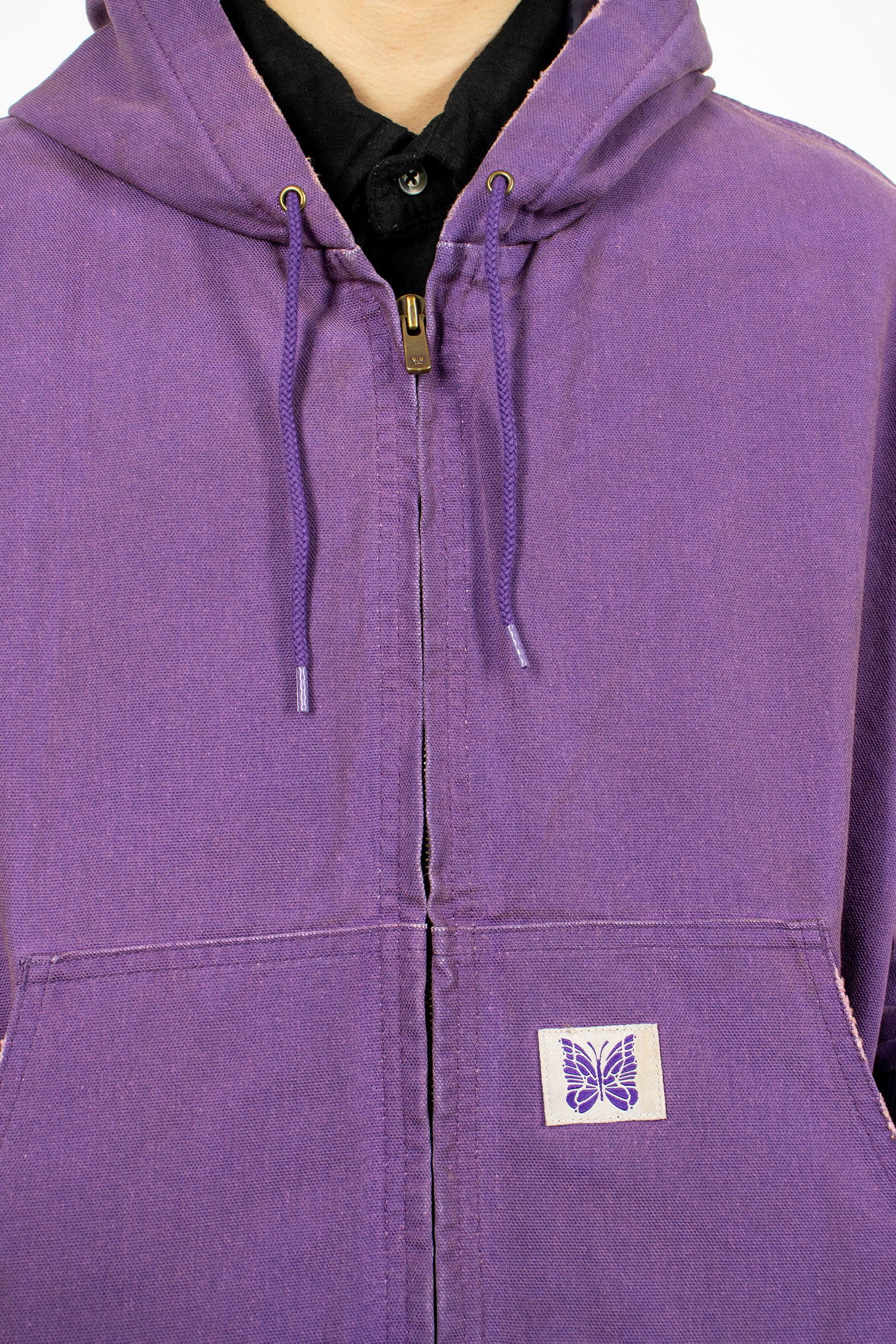 Zip Work Hoody Purple