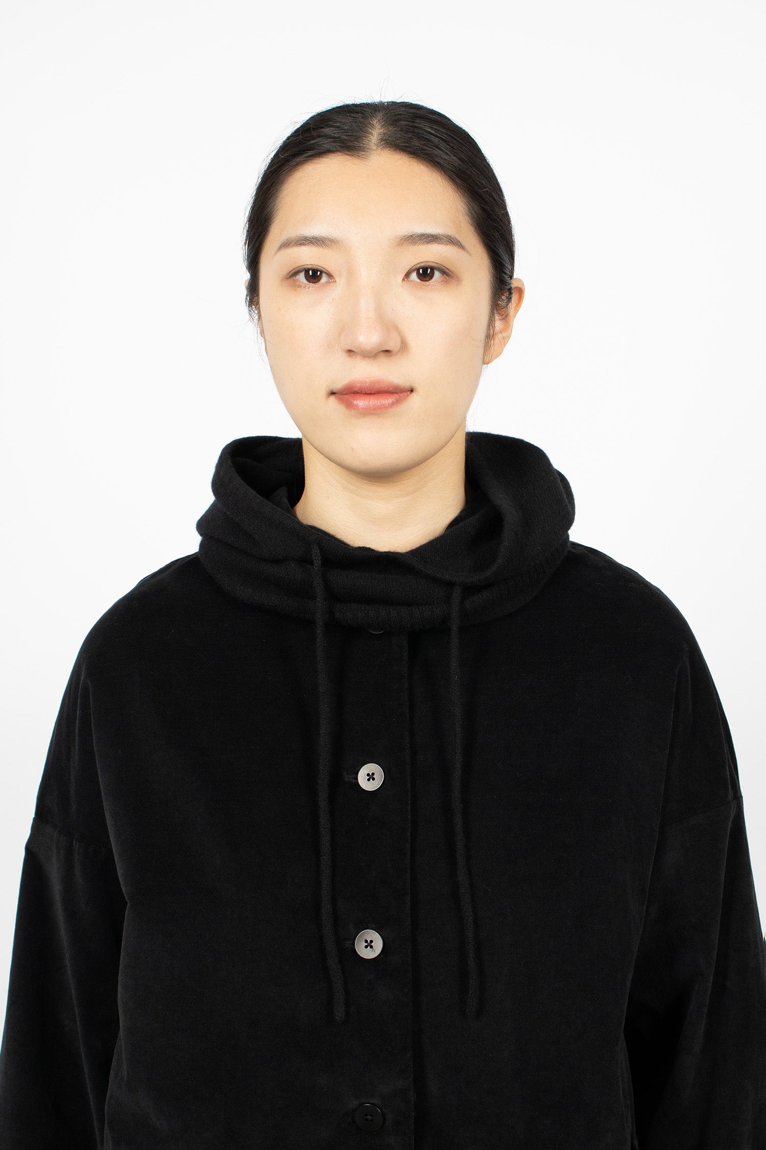 95_46 Cagoule Cashmere Hat Black