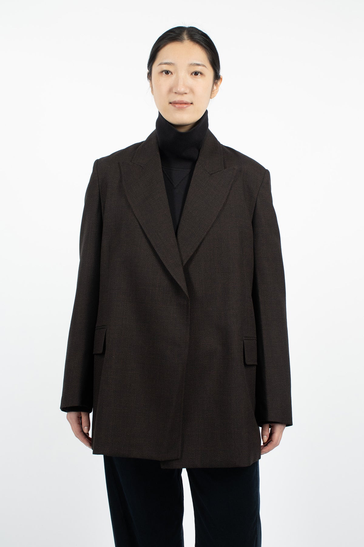 Tailored Robe Blazer Ebony
