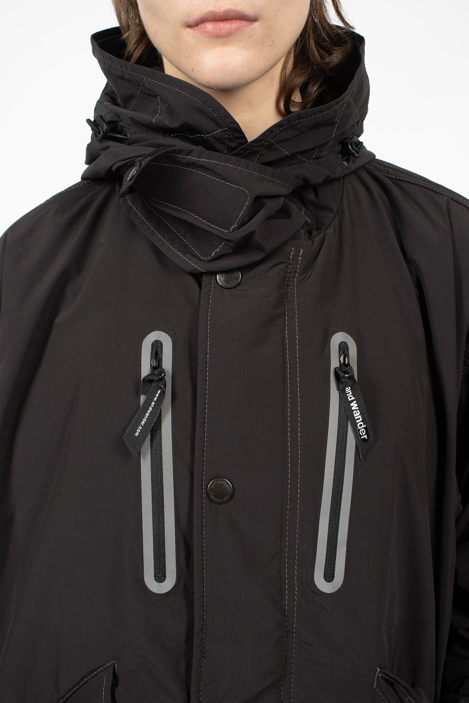 Fishtail Octa Coat Black