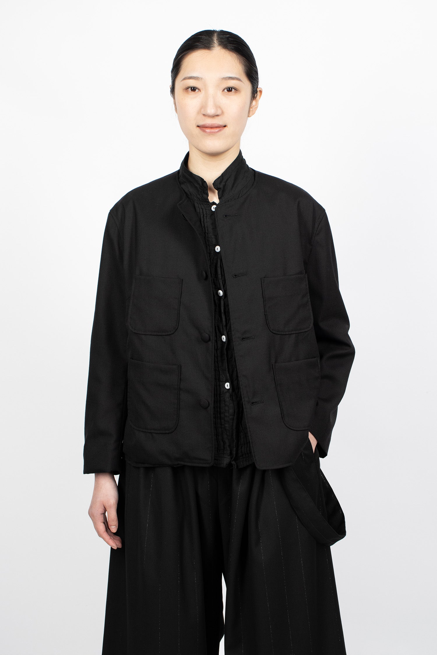 Engineered Garments FWK ENGINEERED Jacket Wool — Black FW23 