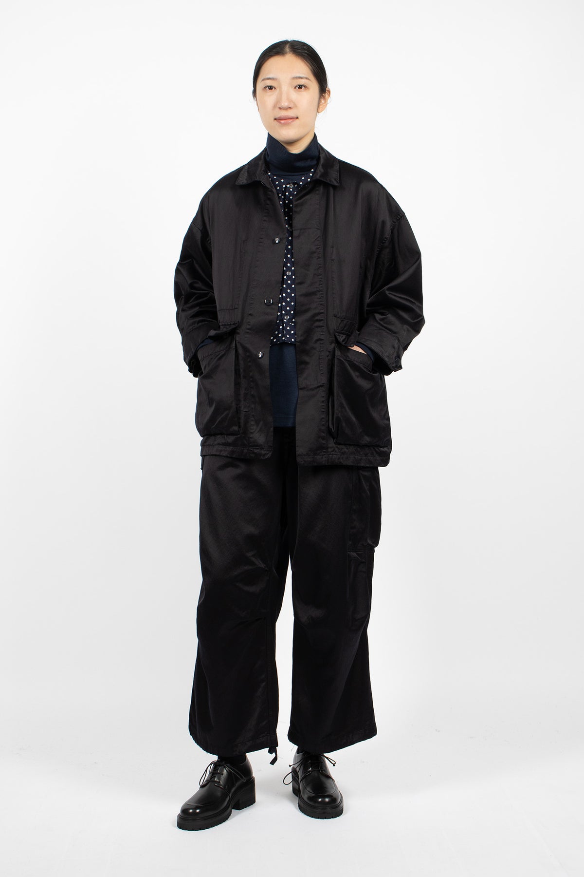 Coverall Jacket Greyish Navy