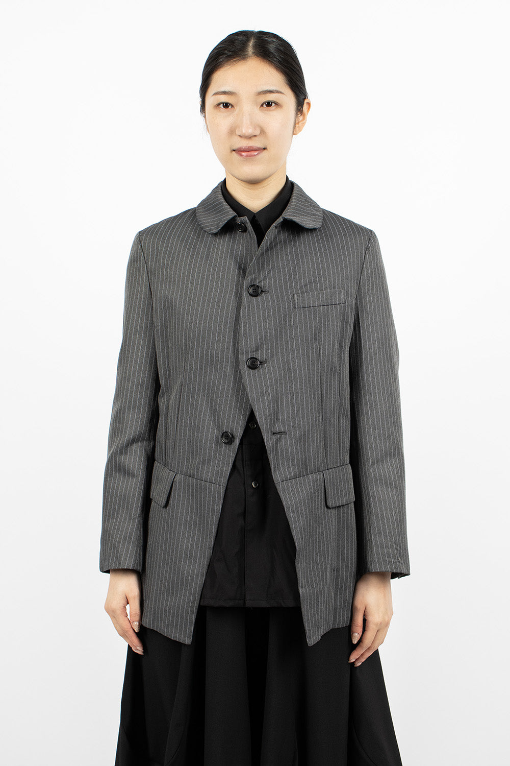 Pinstripe Jacket Grey