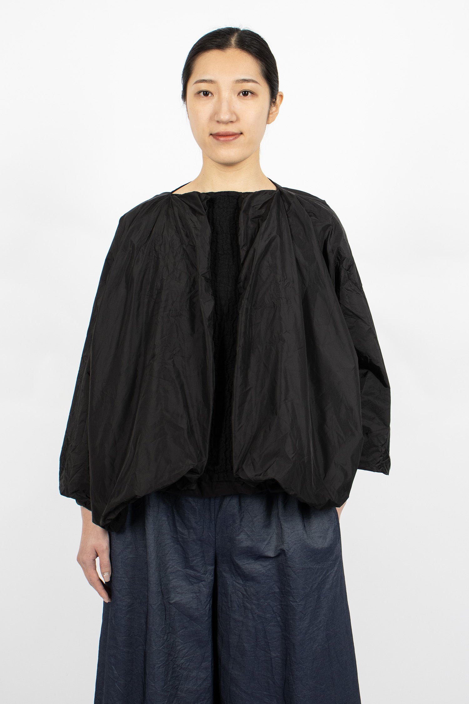 Reversible Double-Layered T Jacket Black