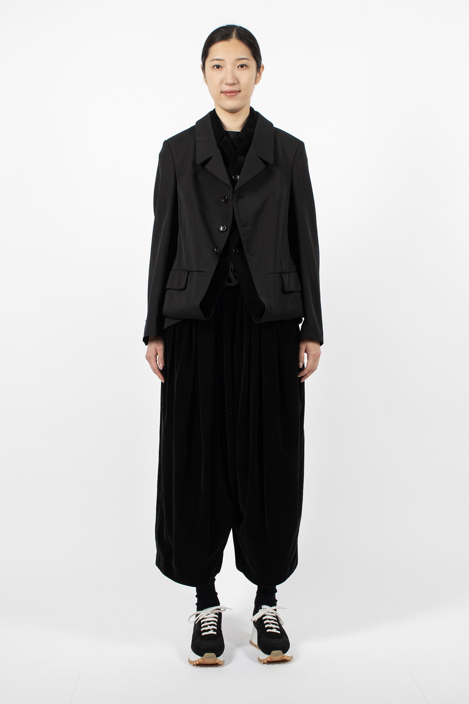 Double-Layered Jacket Black